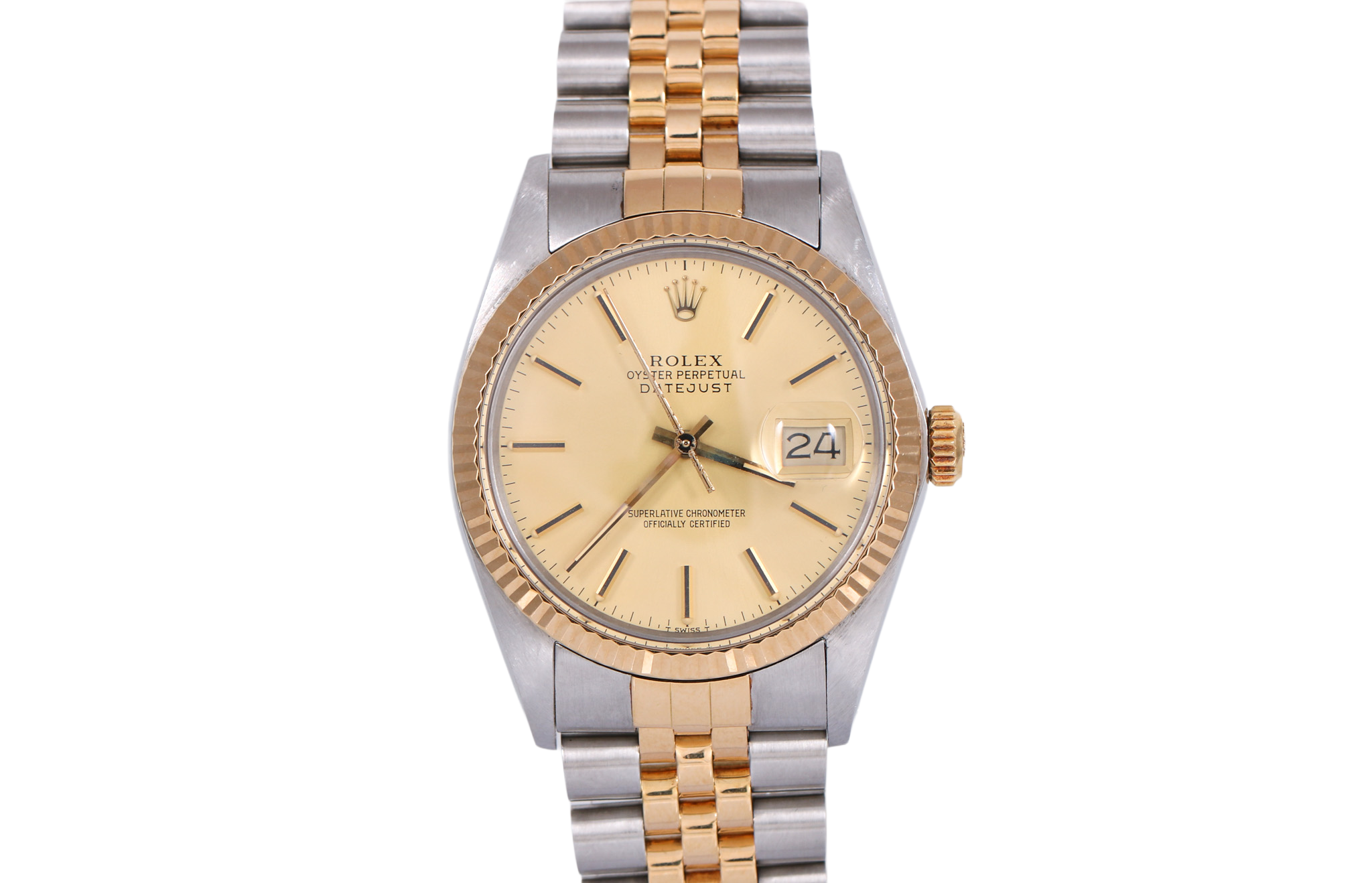 1985 Rolex Datejust 36mm - 16013 (Champagne)