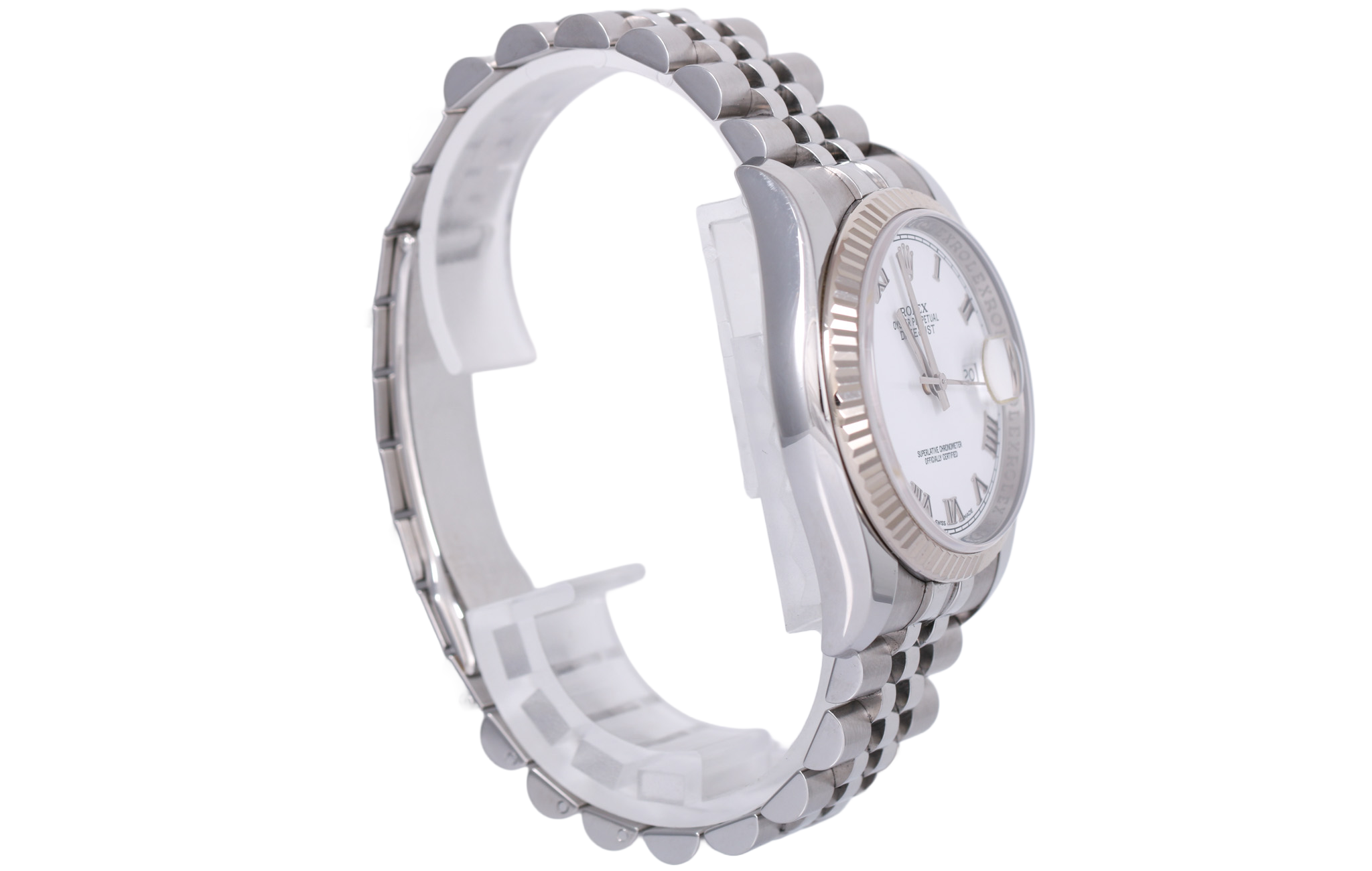 2013 Rolex Datejust 36mm Super Jubilee - 116234 (White Roman)