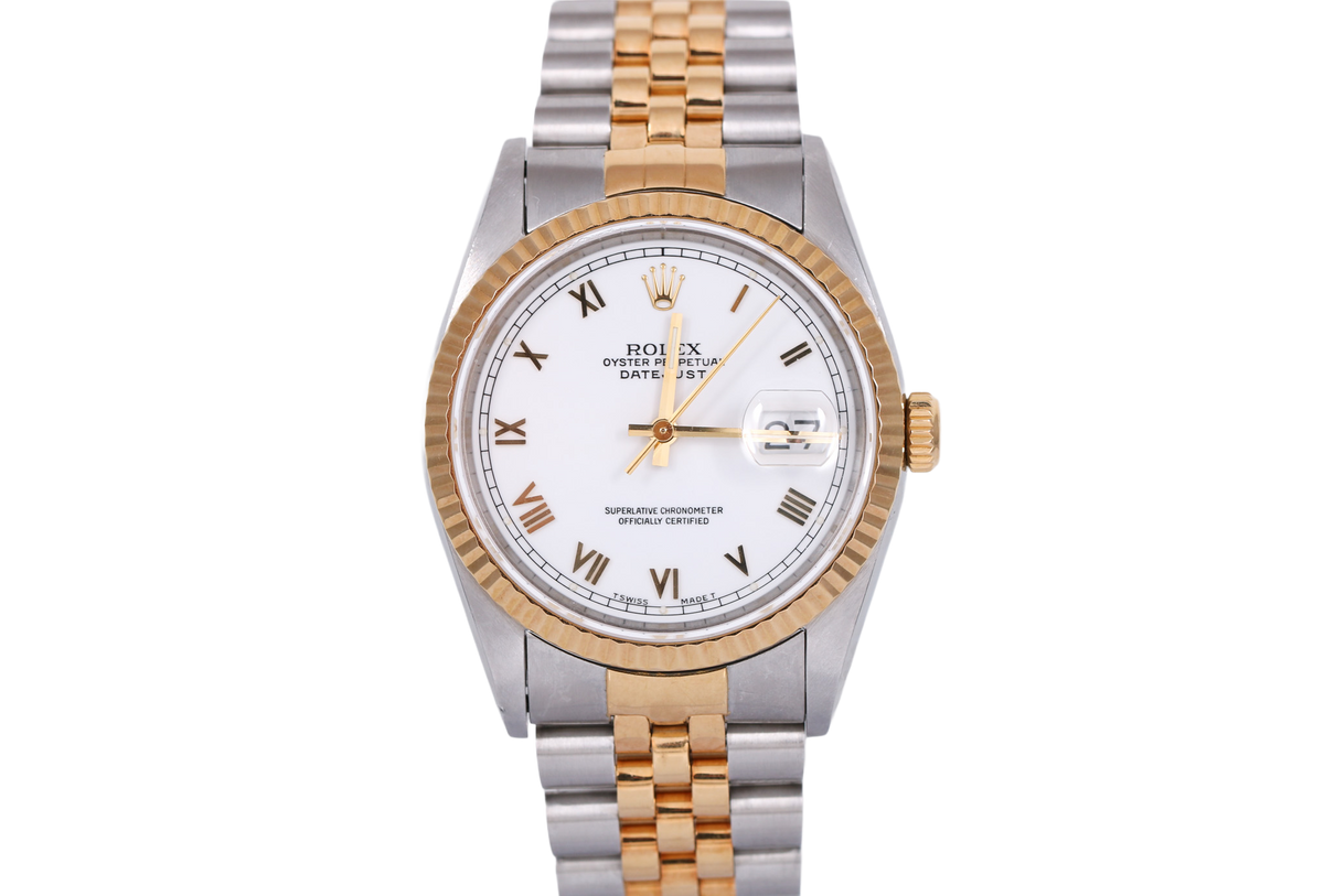 1993 Rolex Datejust 36mm - 16233 (White Roman)