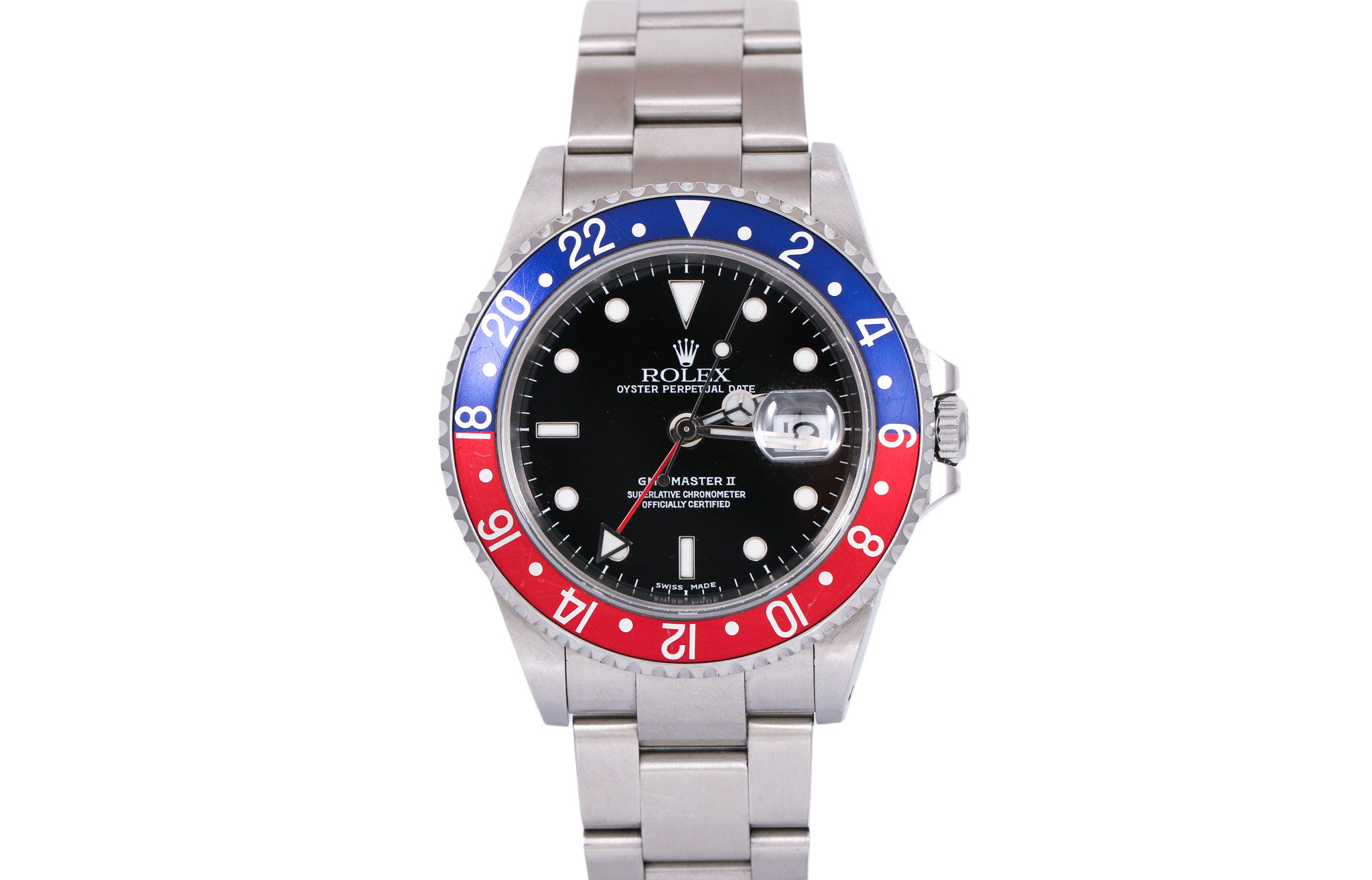 2002 Rolex GMT-Master II 40mm - 16710 (Pepsi)