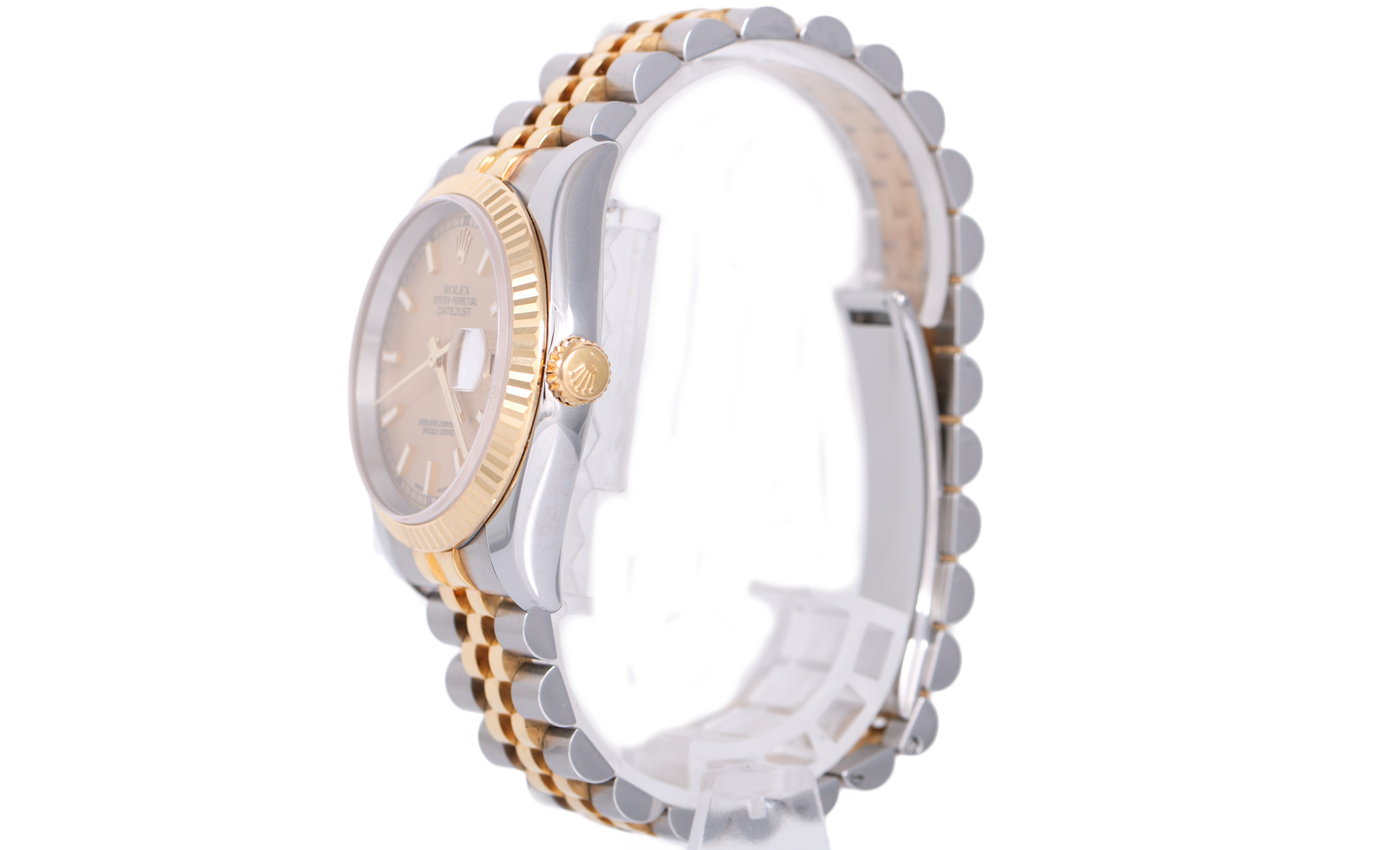 2004 Rolex Datejust 36mm Super Jubilee - 116233 (Champagne)