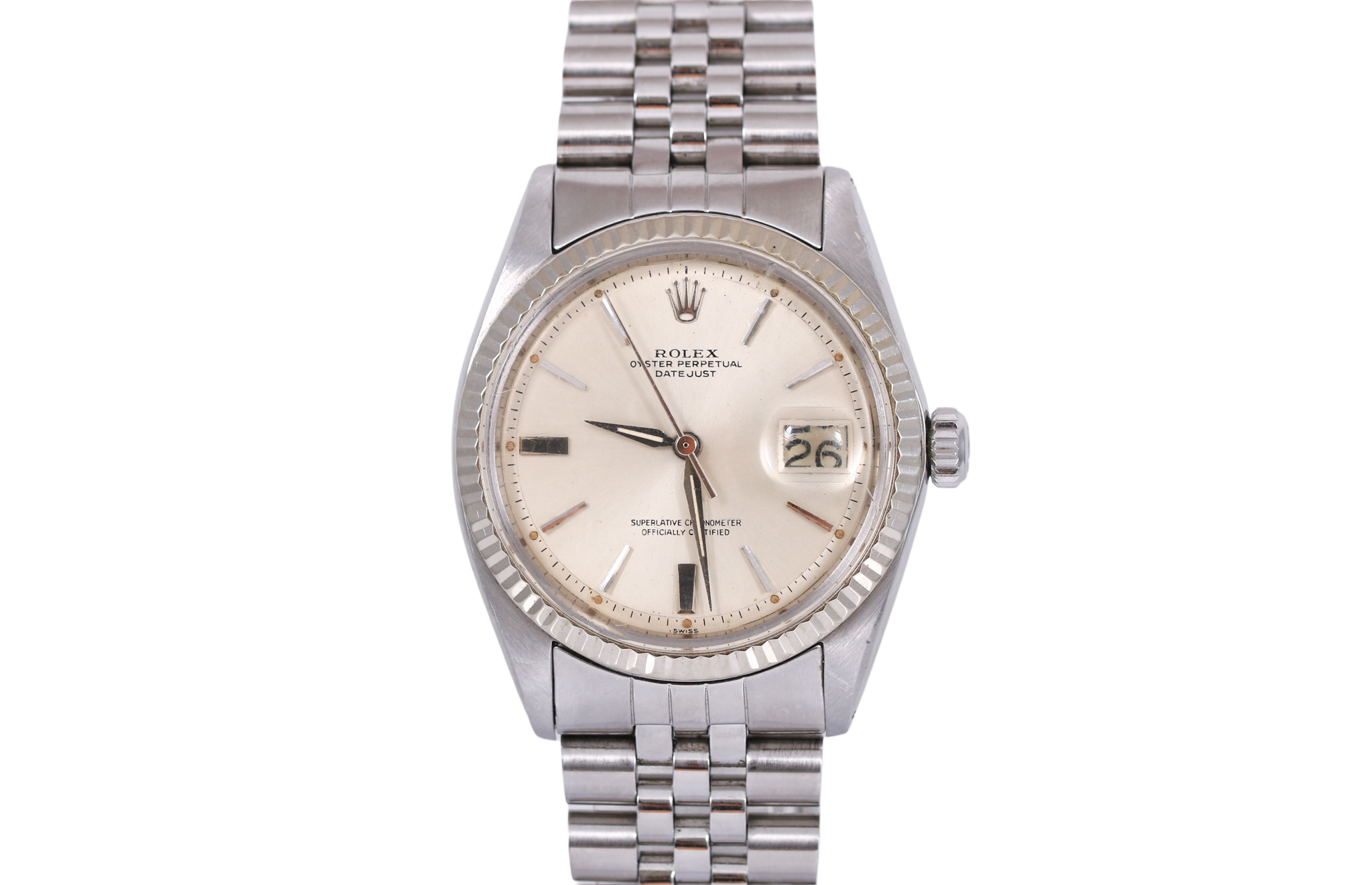 1952 Rolex Oyster Perpetual Date 36mm - 1601 (Silver)