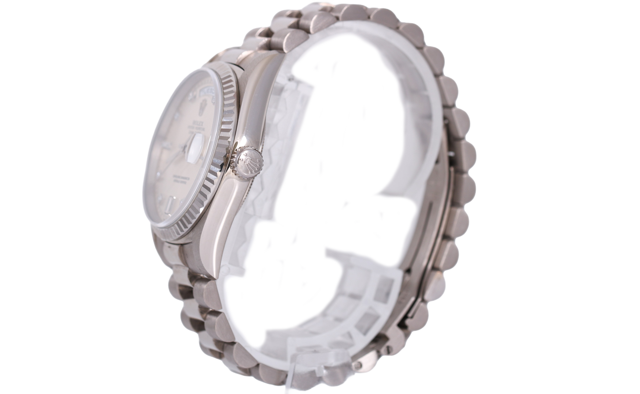 1996 Rolex Datejust 36mm - 18239 (Factory Silver Diamond)