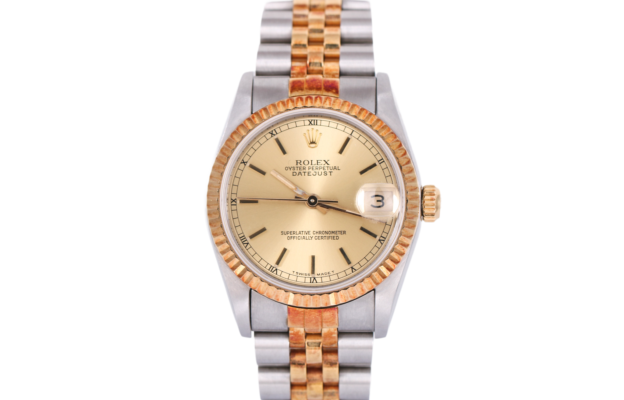 1990 Rolex Datejust 31mm - 68273 (Champagne)
