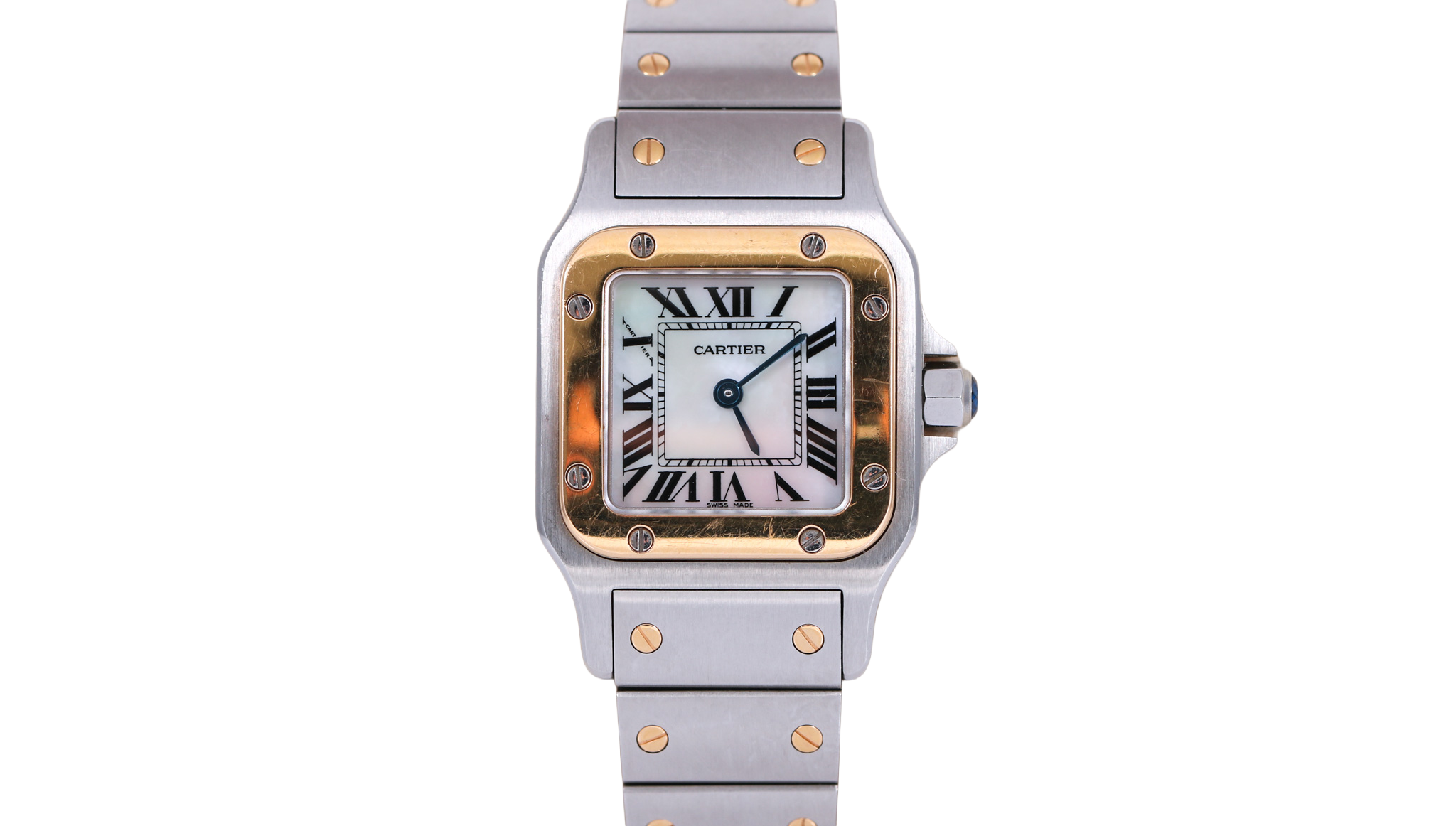 2007 Cartier Santos de Cartier Galbée 24mm - W20103C4 (White MOP)