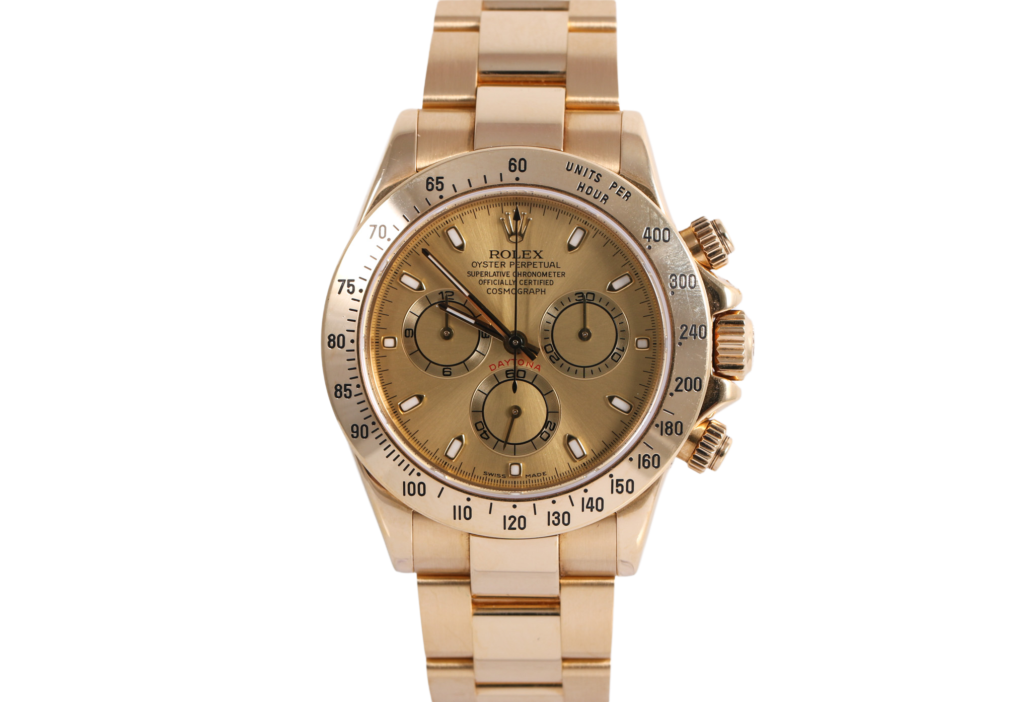 2000 Rolex Daytona 40mm - 116528 (Champagne)