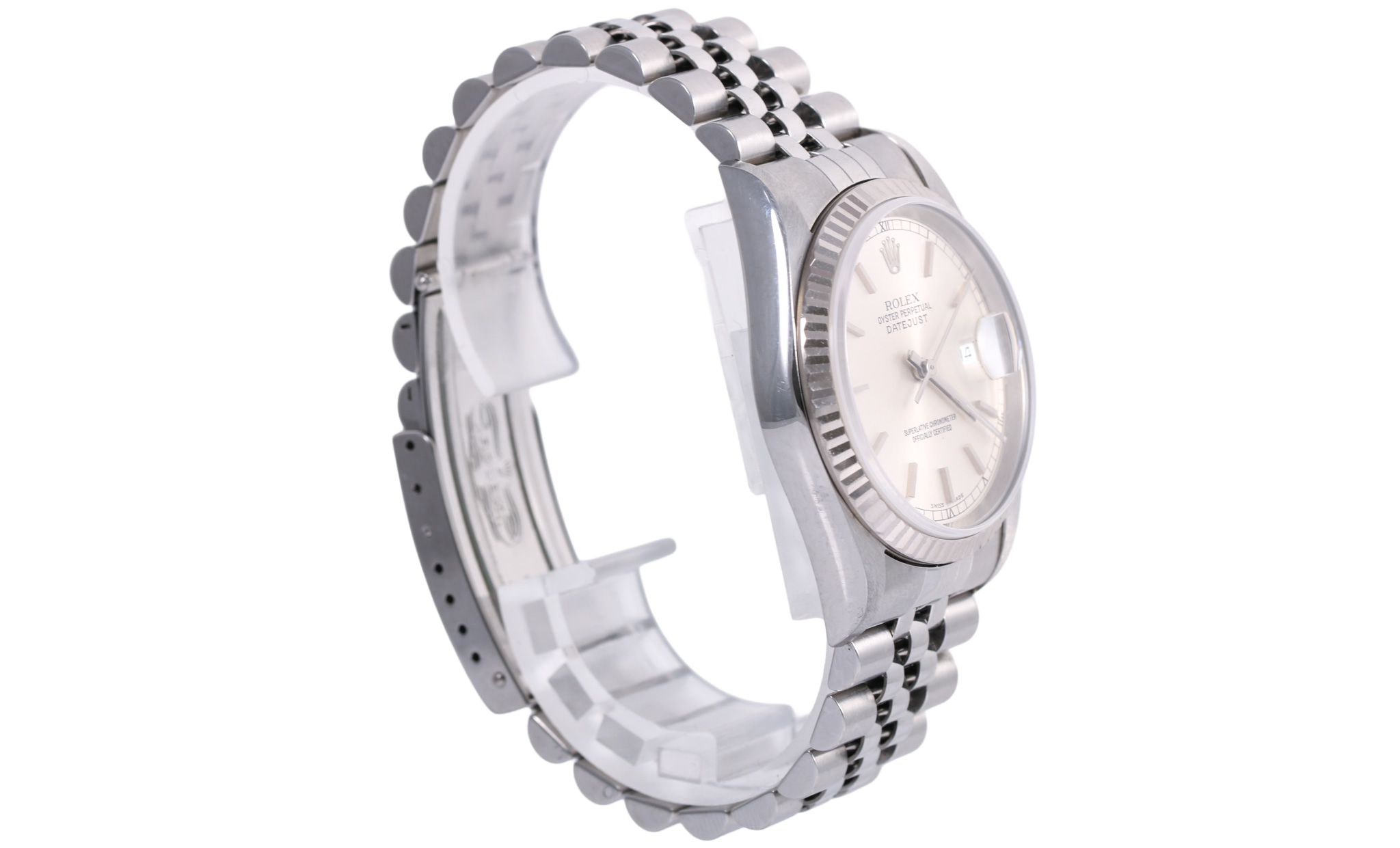 2000 Rolex Datejust 36mm - 16234 (Silver)