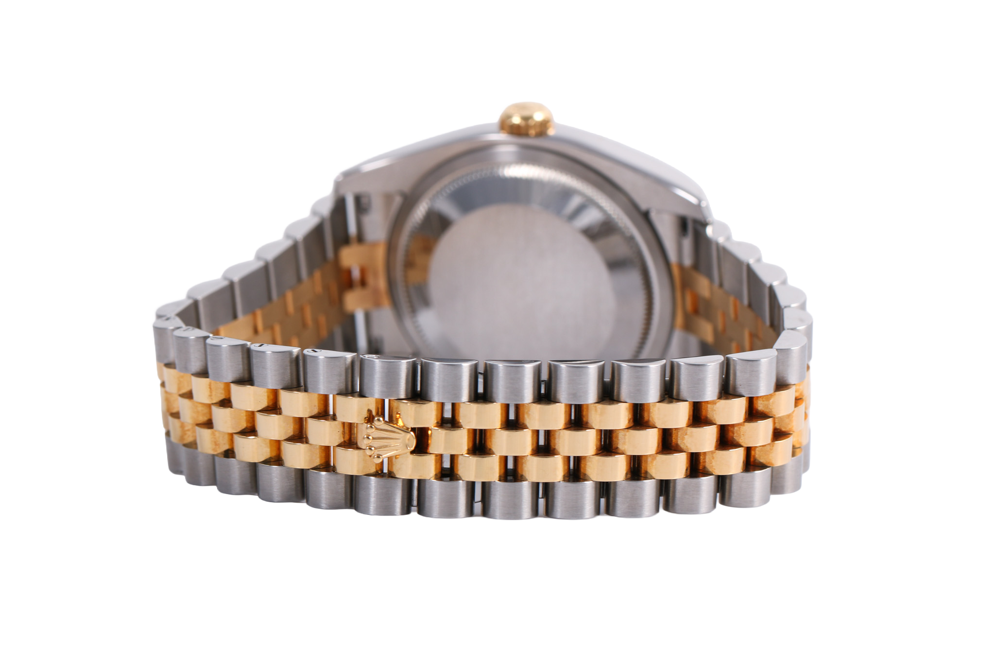 2004 Rolex Datejust 36mm Super Jubilee - 116233 (Ivory Pyramid Roman)