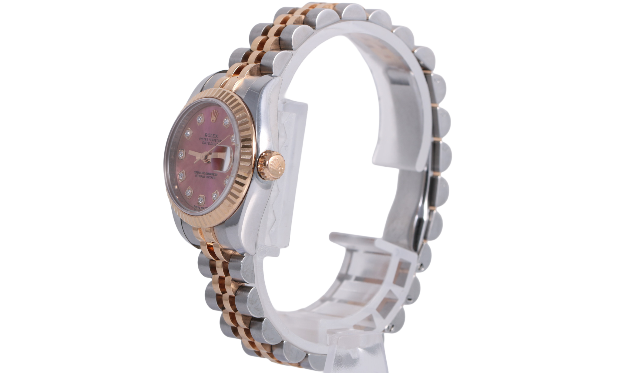 2010s Rolex Datejust 26mm Jubilee - 179171 (Pink Diamond)