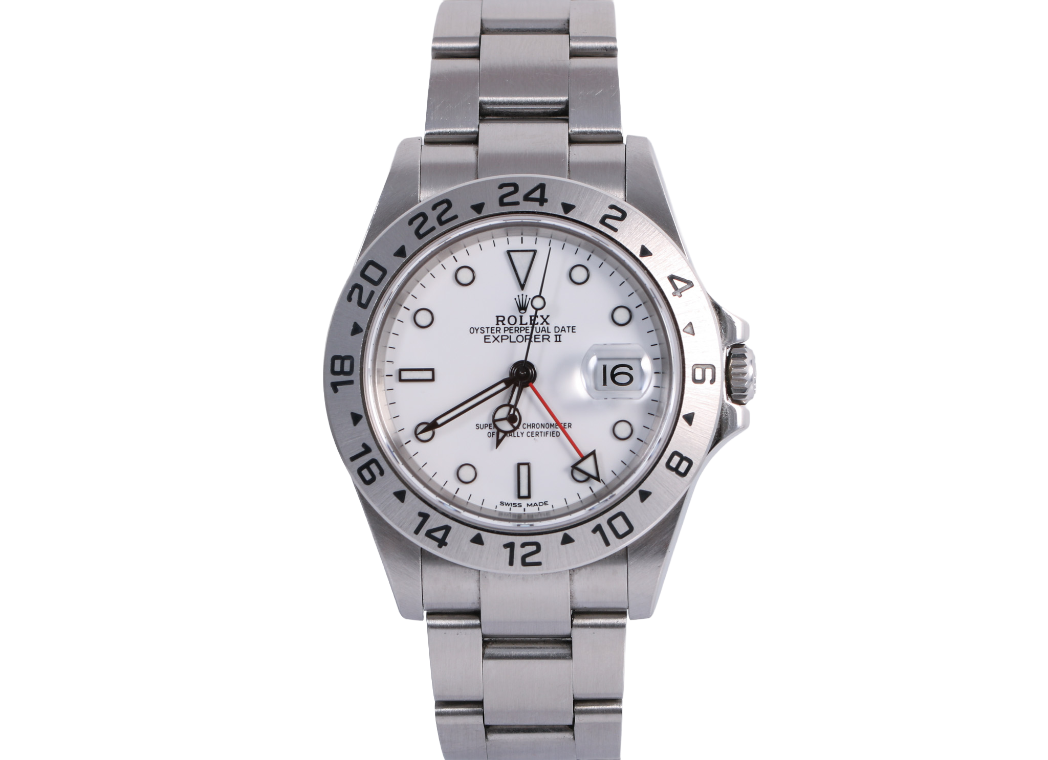 2004 Rolex Explore II 40mm No Holes Case - 16570 (Polar)