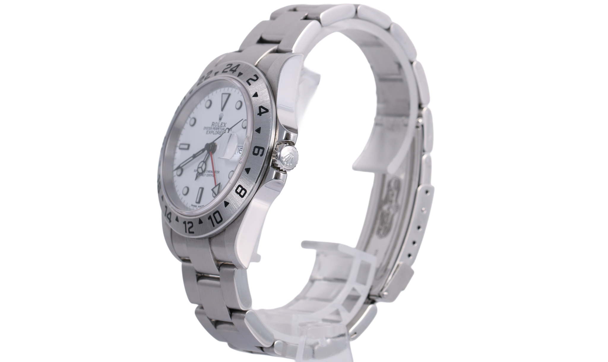 2004 Rolex Explore II 40mm No Holes Case - 16570 (Polar)