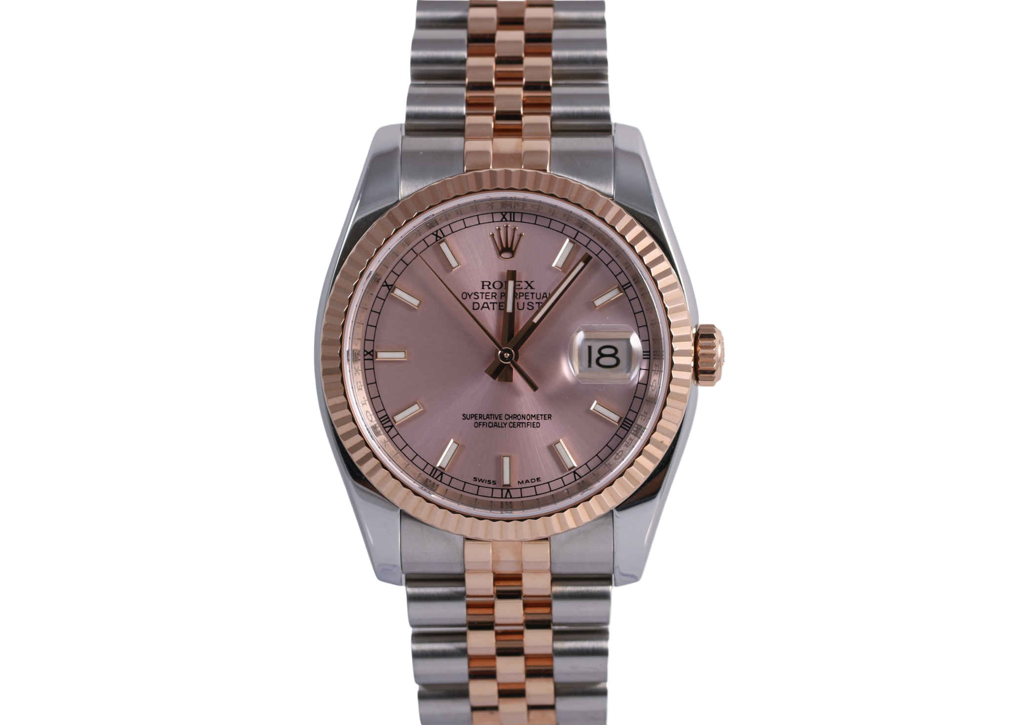 2005 Rolex Datejust 36mm Super Jubilee - 116231 (Pink)