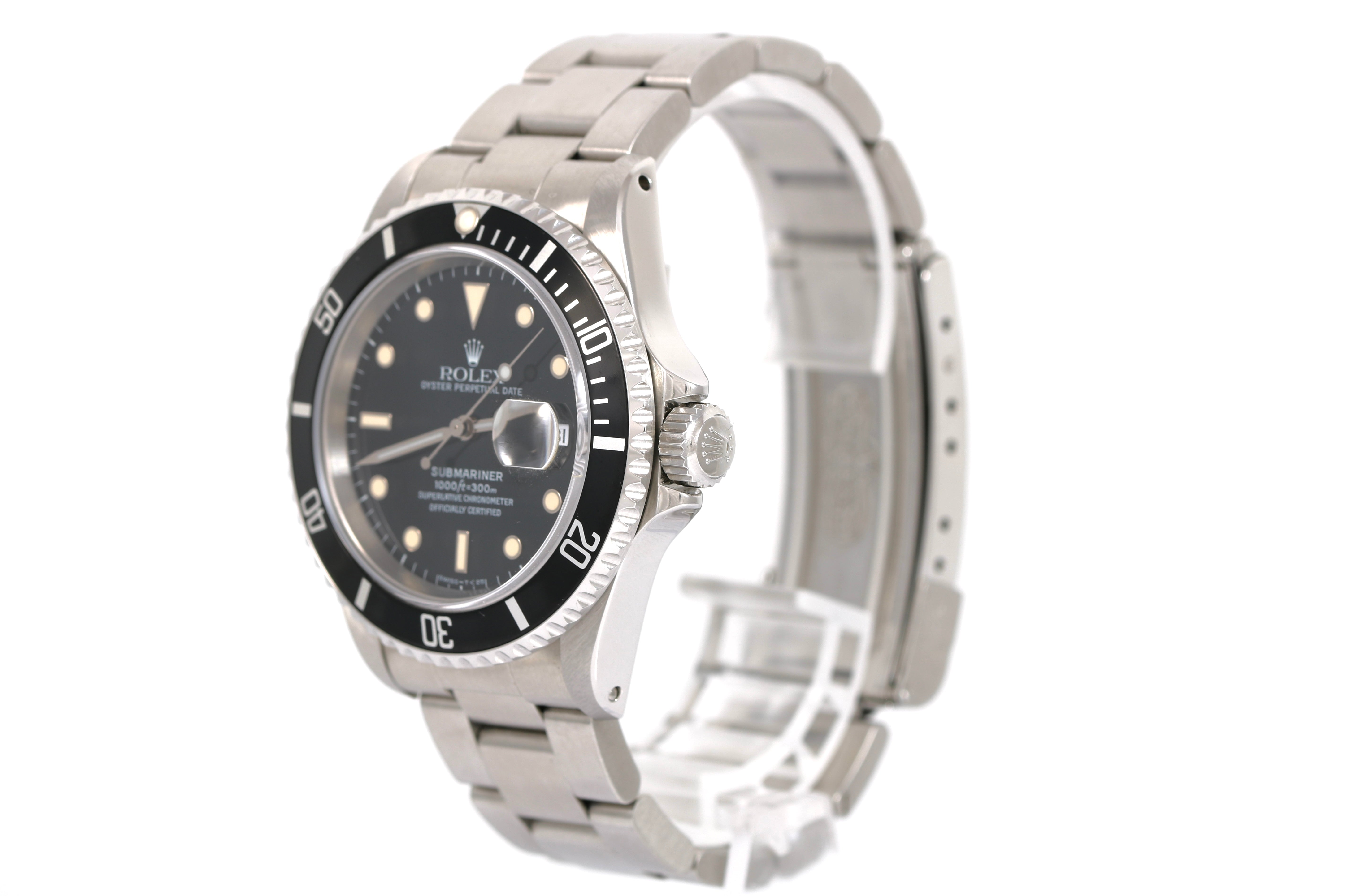 1996 Rolex Submariner Date 40mm - 16610 (Cream Patina)