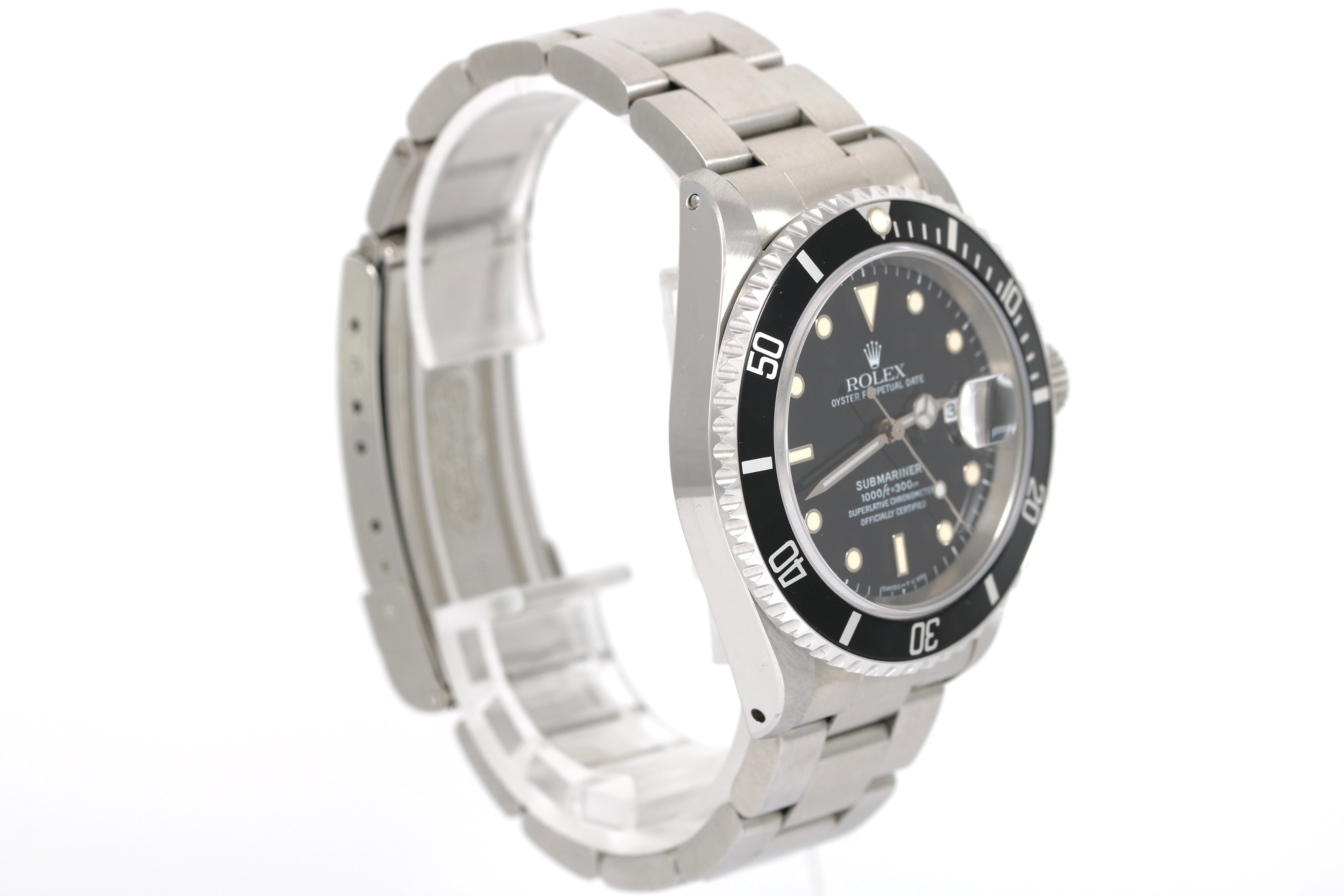 1996 Rolex Submariner Date 40mm - 16610 (Cream Patina)