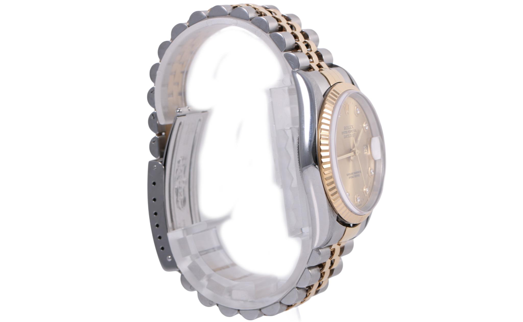 1997 Rolex Datejust 36mm - 16233 (Factory Champagne Diamond)