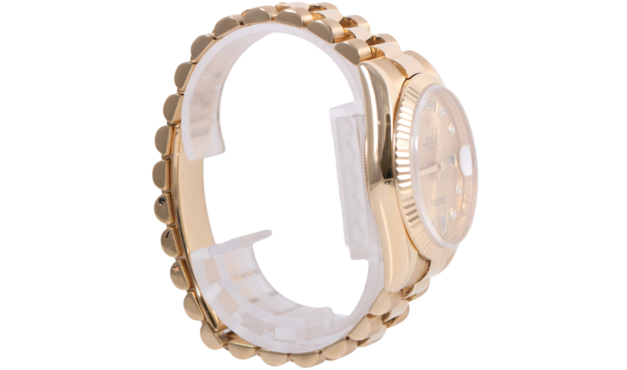 2008 Rolex Day-Date 36mm - 118238 (Factory Champagne Diamond)