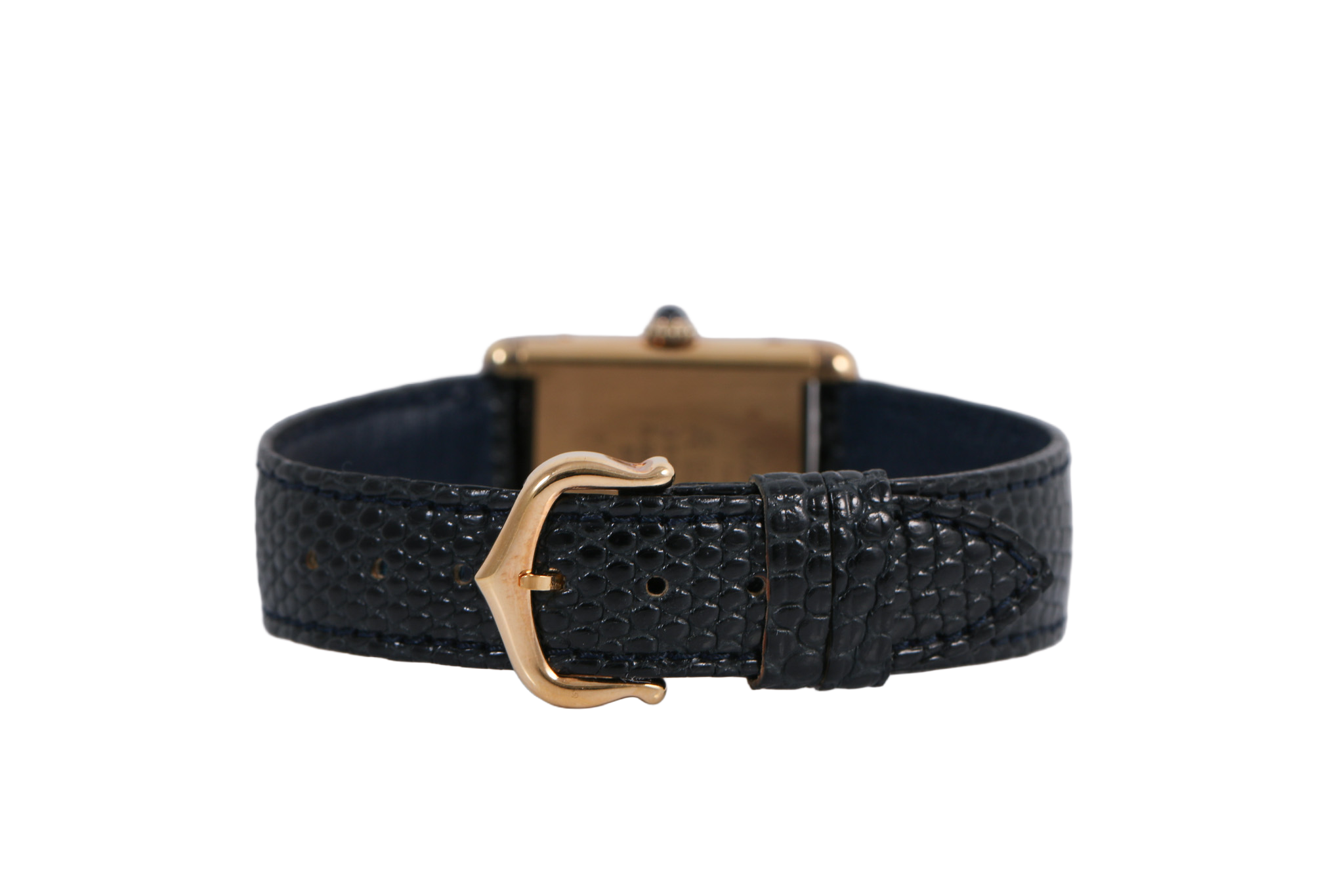 1970s Cartier Must de Tank 23mm x 30mm (Lapis)