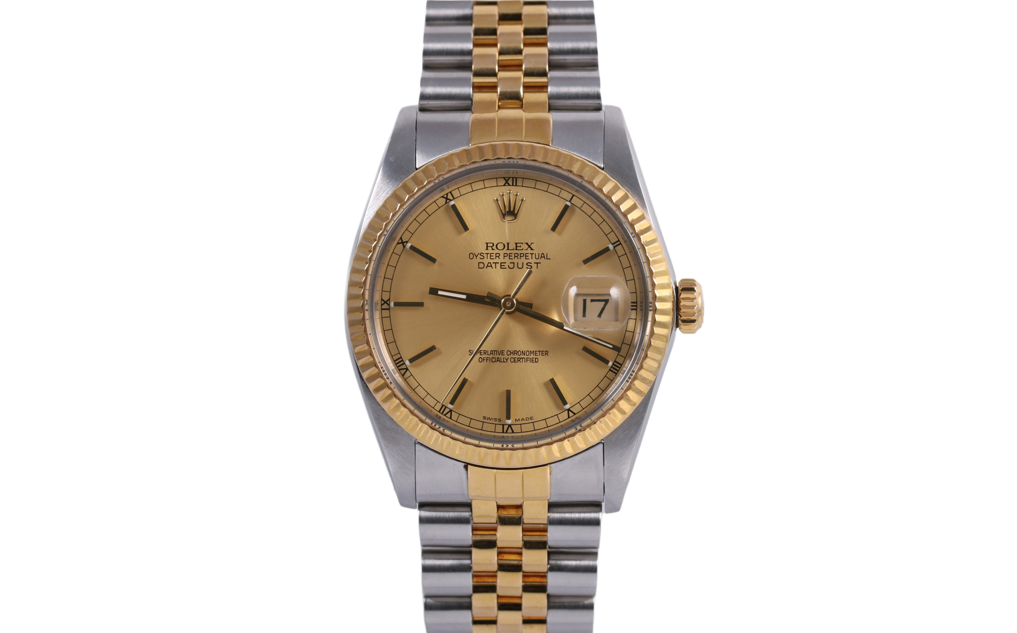 1988 Rolex Datejust 36mm - 16013 (Champagne)