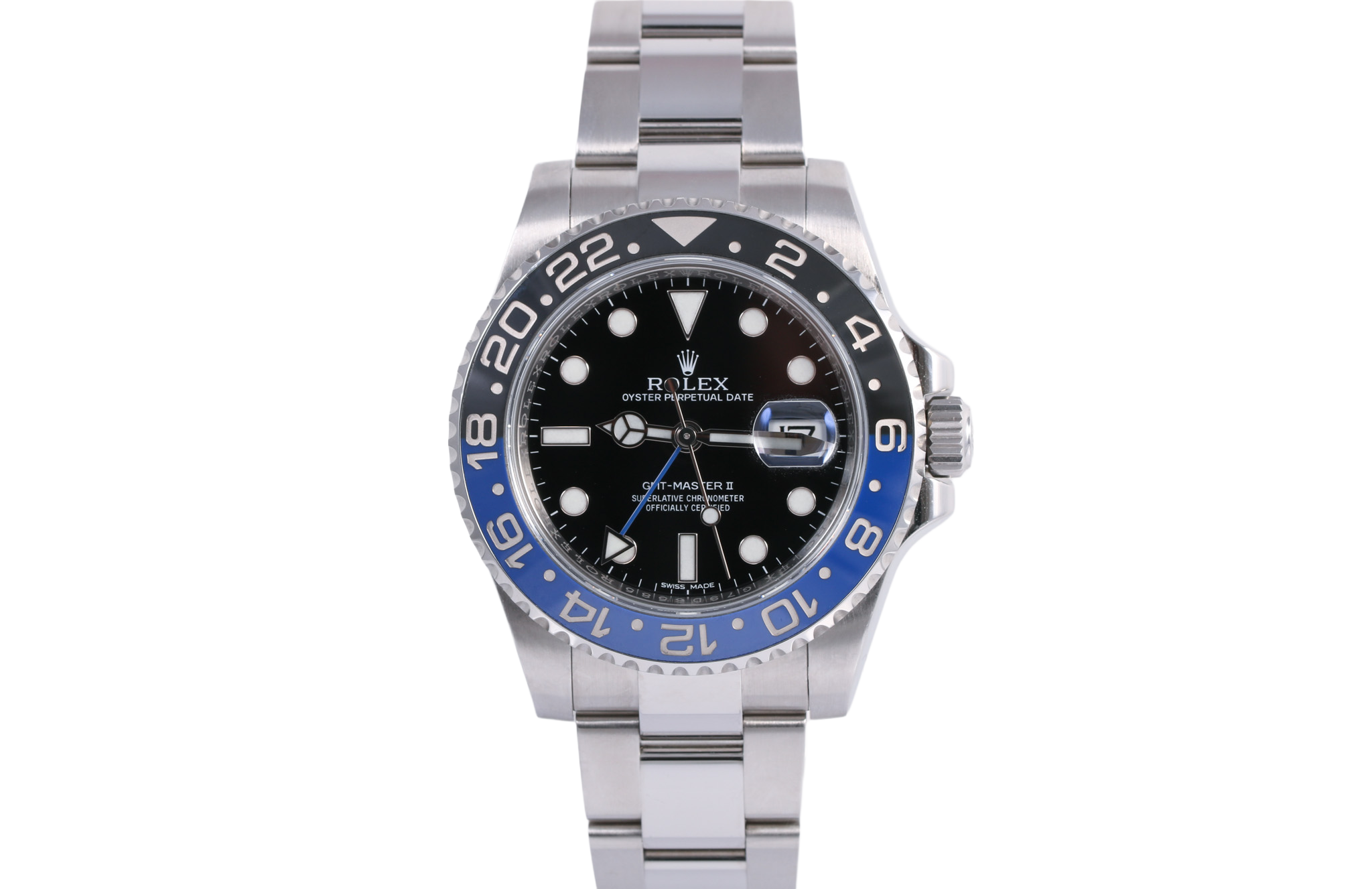 2015 Rolex GMT-Master II 40mm - 116710BLNR (Batman)
