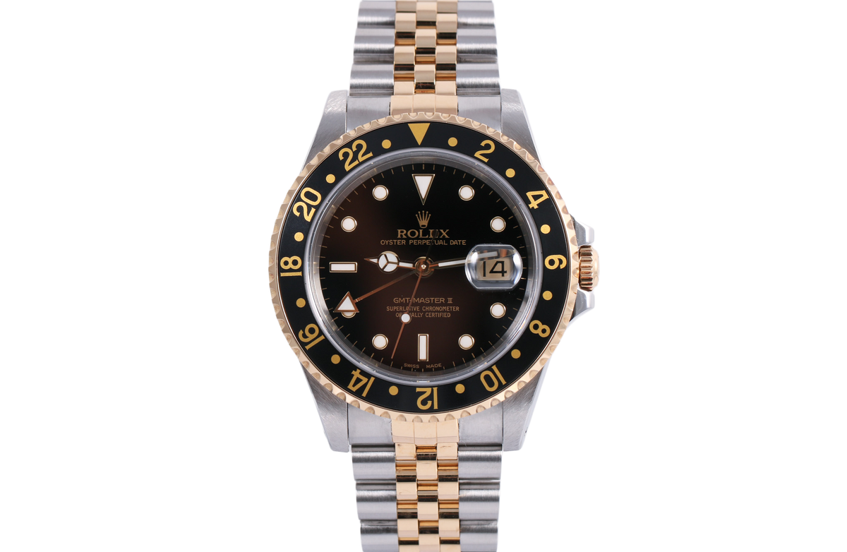 2000 Rolex GMT-Master II 40mm Jubilee - 16713 (Black)