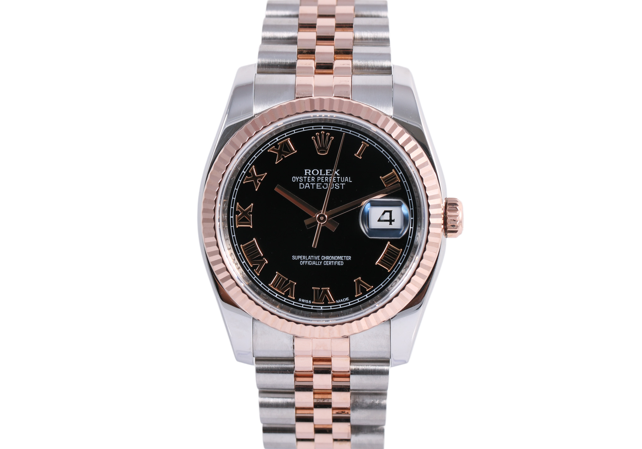 2017 Rolex Datejust 36mm Super Jubilee - 116231 (Black Roman)