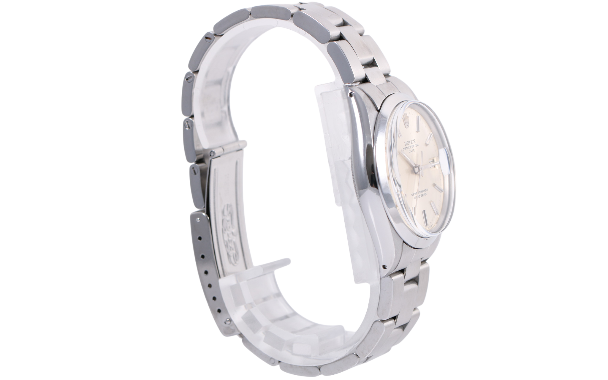 1972 Rolex Oyster Perpetual Date 34mm - 1500 (Silver)