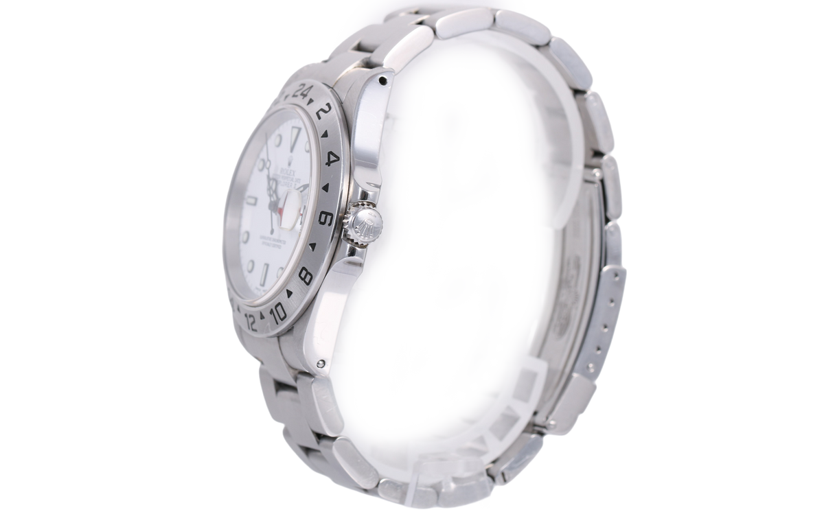 2000 Rolex Explorer II 40mm Solid-End Links - 16570 (Polar)