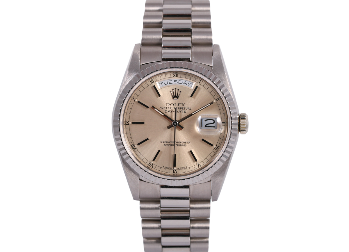 1989 Rolex Day-Date 36mm - 18239 (Silver)