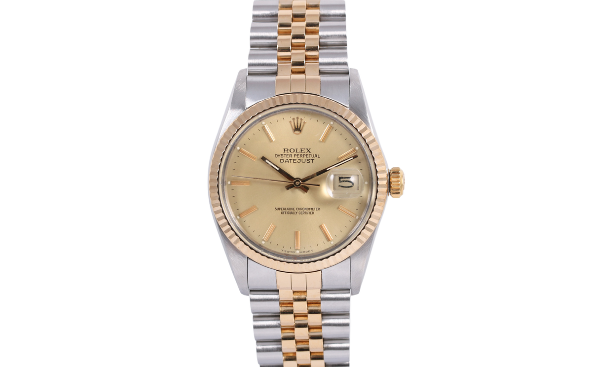 1987 Rolex Datejust 36mm - 16013 (Champagne)