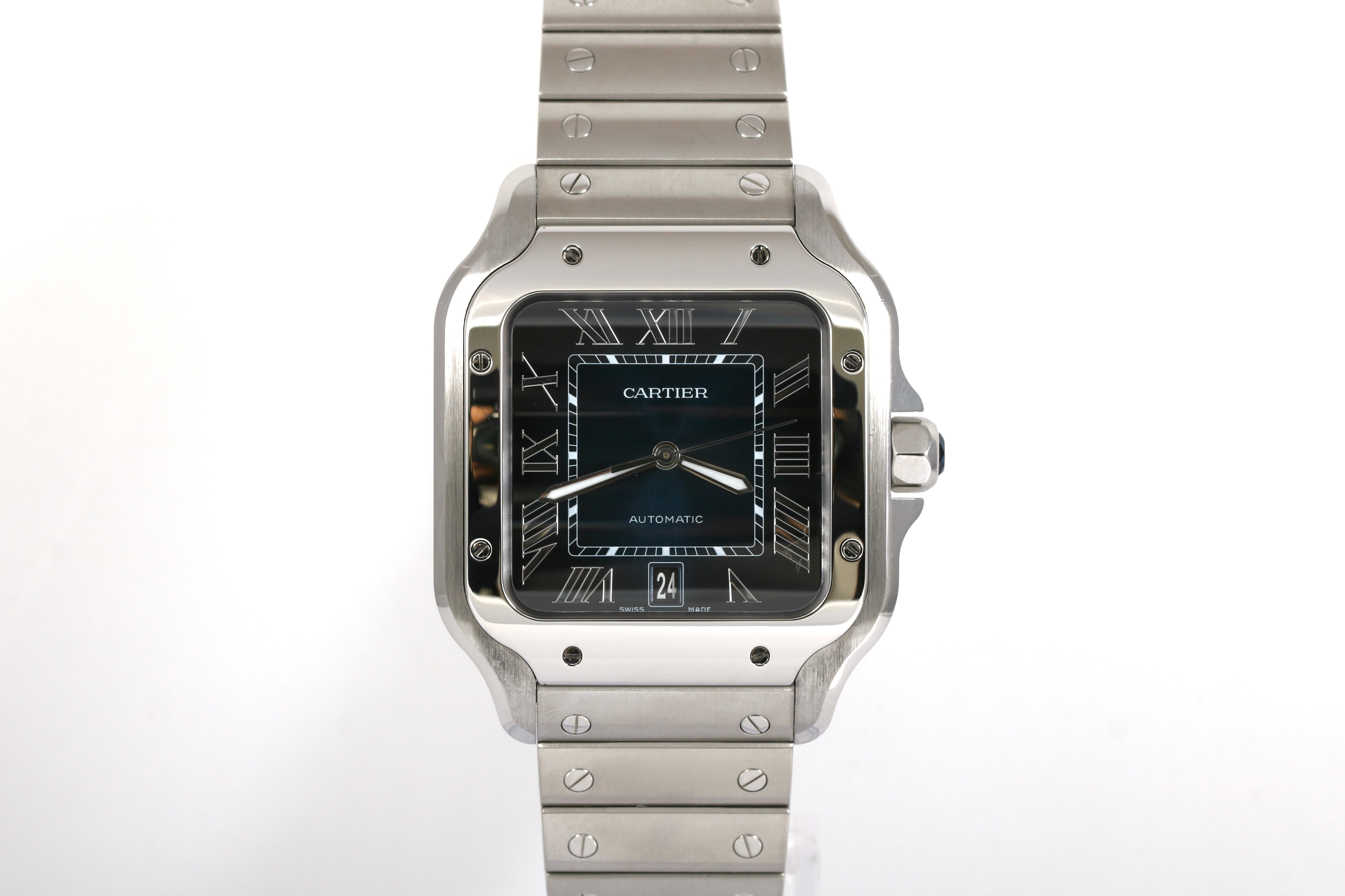 2022 Cartier Santos 39.8mm Large Size - WSSA0030 (Blue)