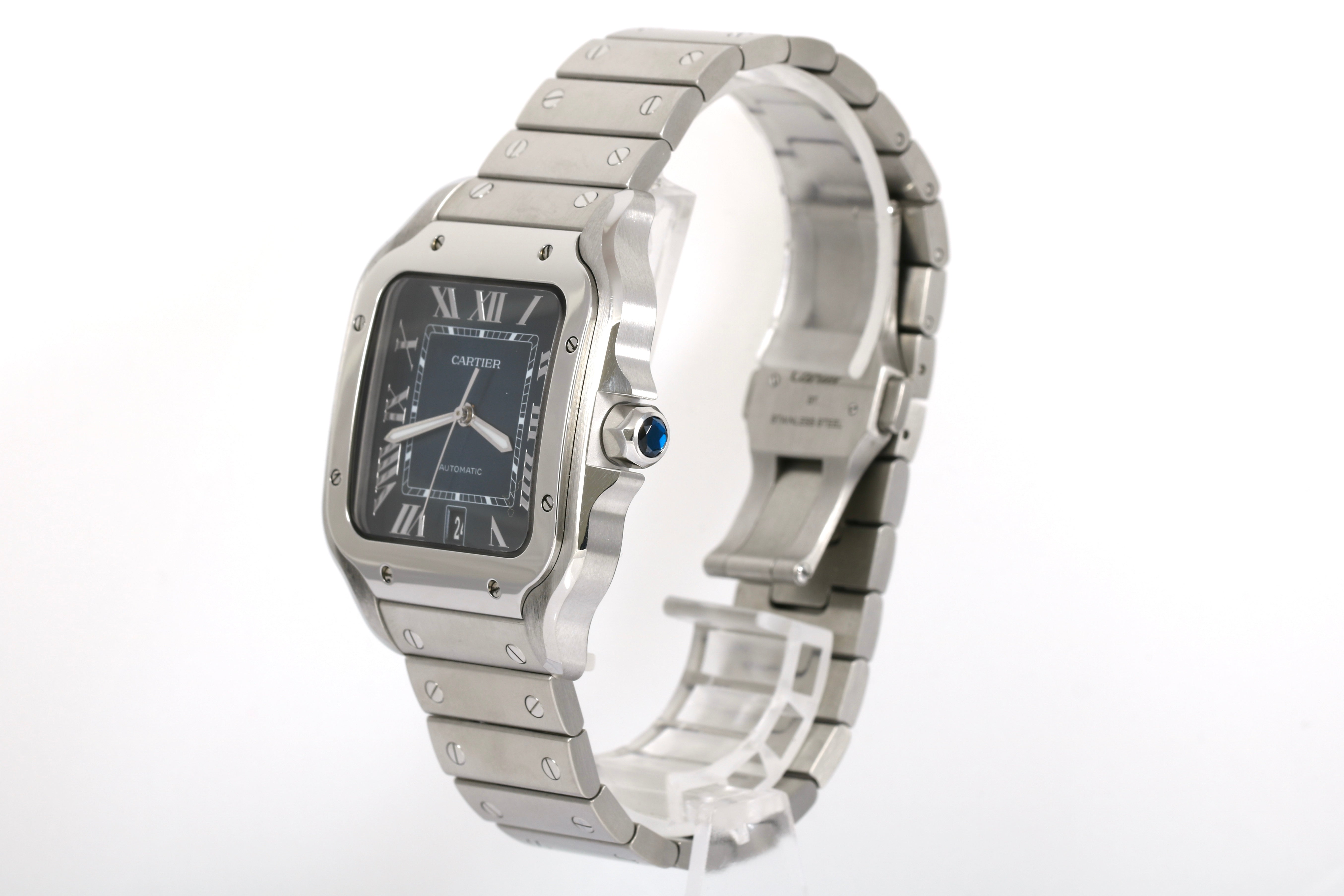 2022 Cartier Santos 39.8mm Large Size - WSSA0030 (Blue)