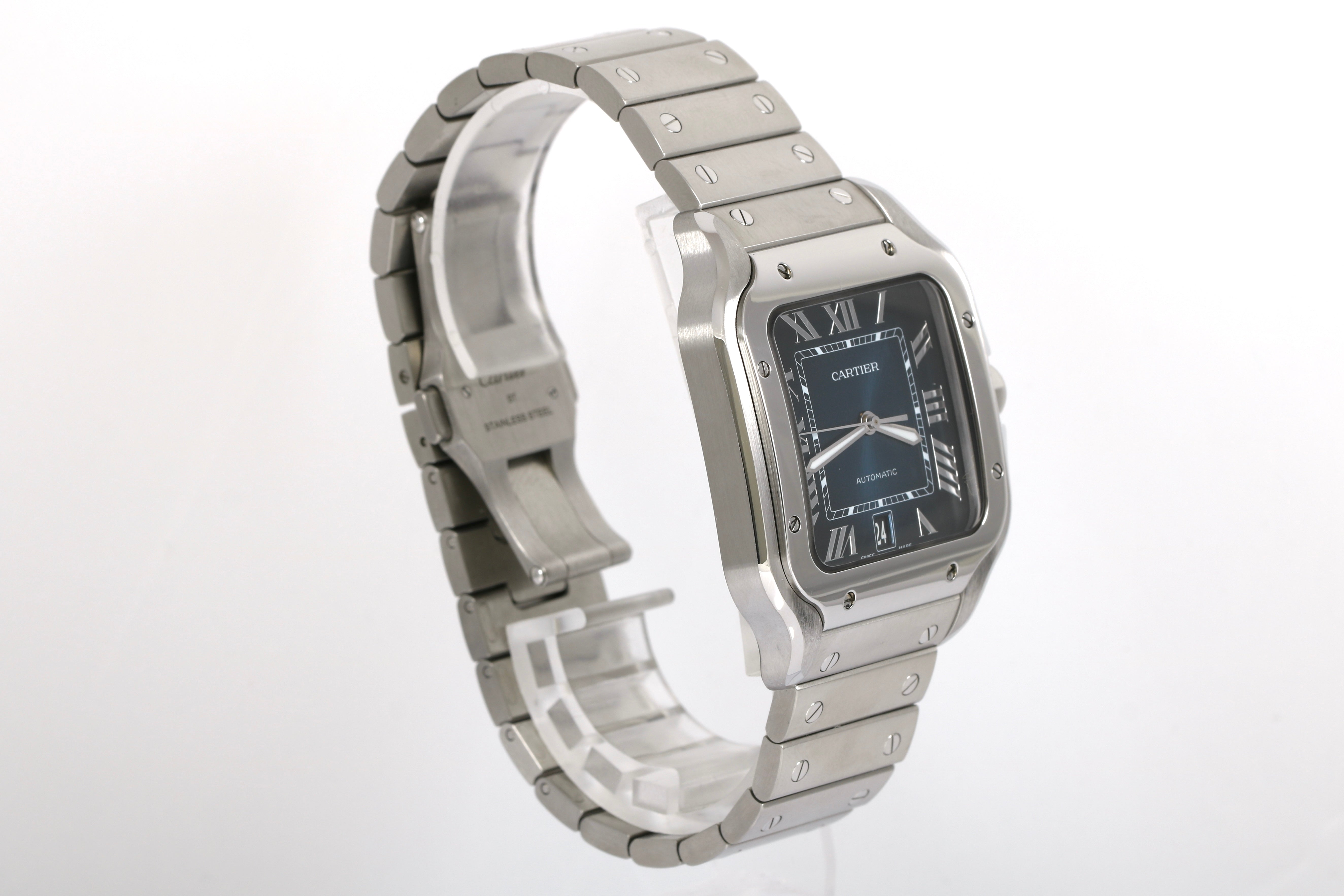 2022 Cartier Santos 39.8mm Large Size - WSSA0030 (Blue)