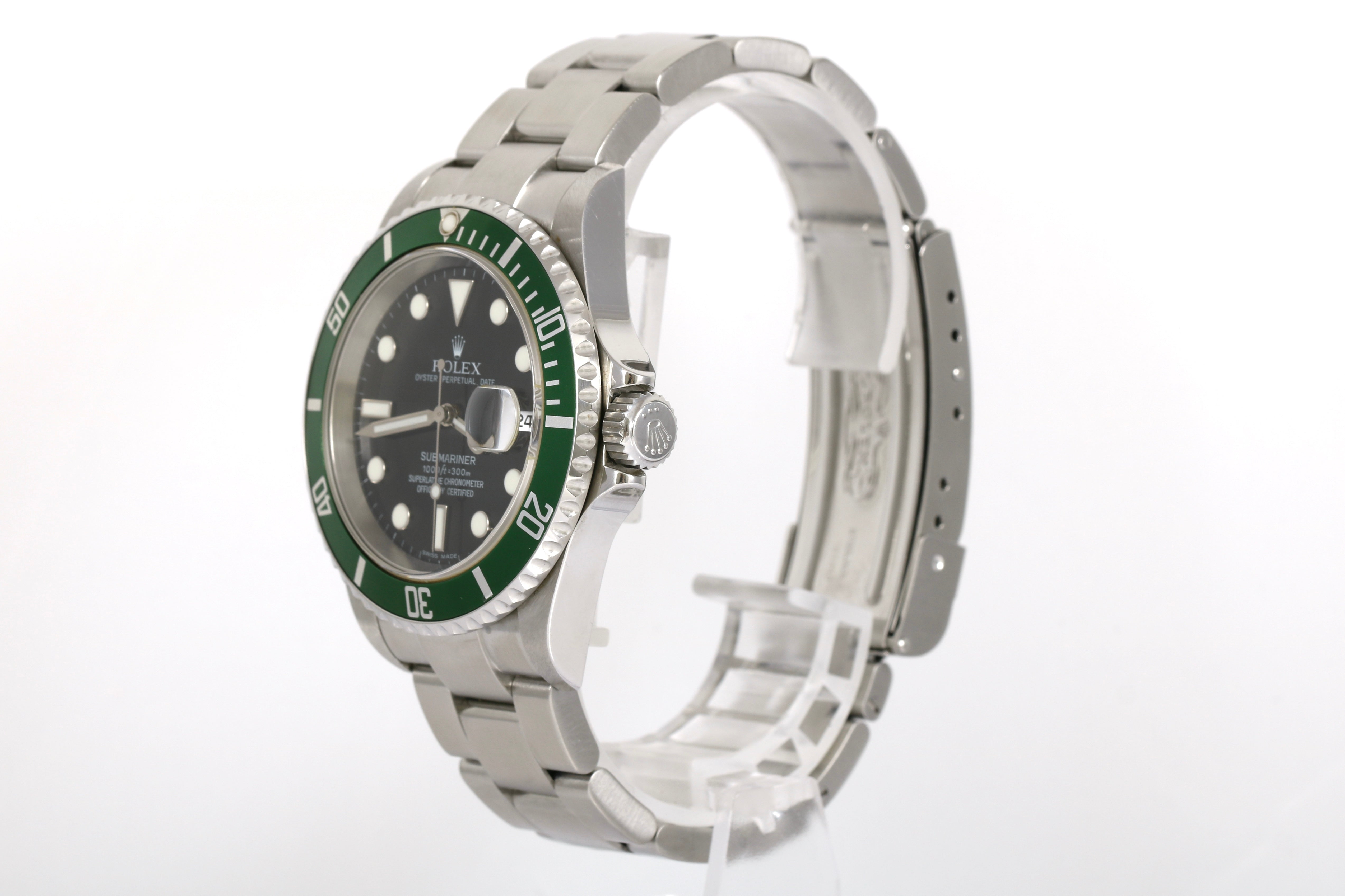 2006 Rolex Submariner Date 40mm Green Bezel - 16610LV (Kermit)