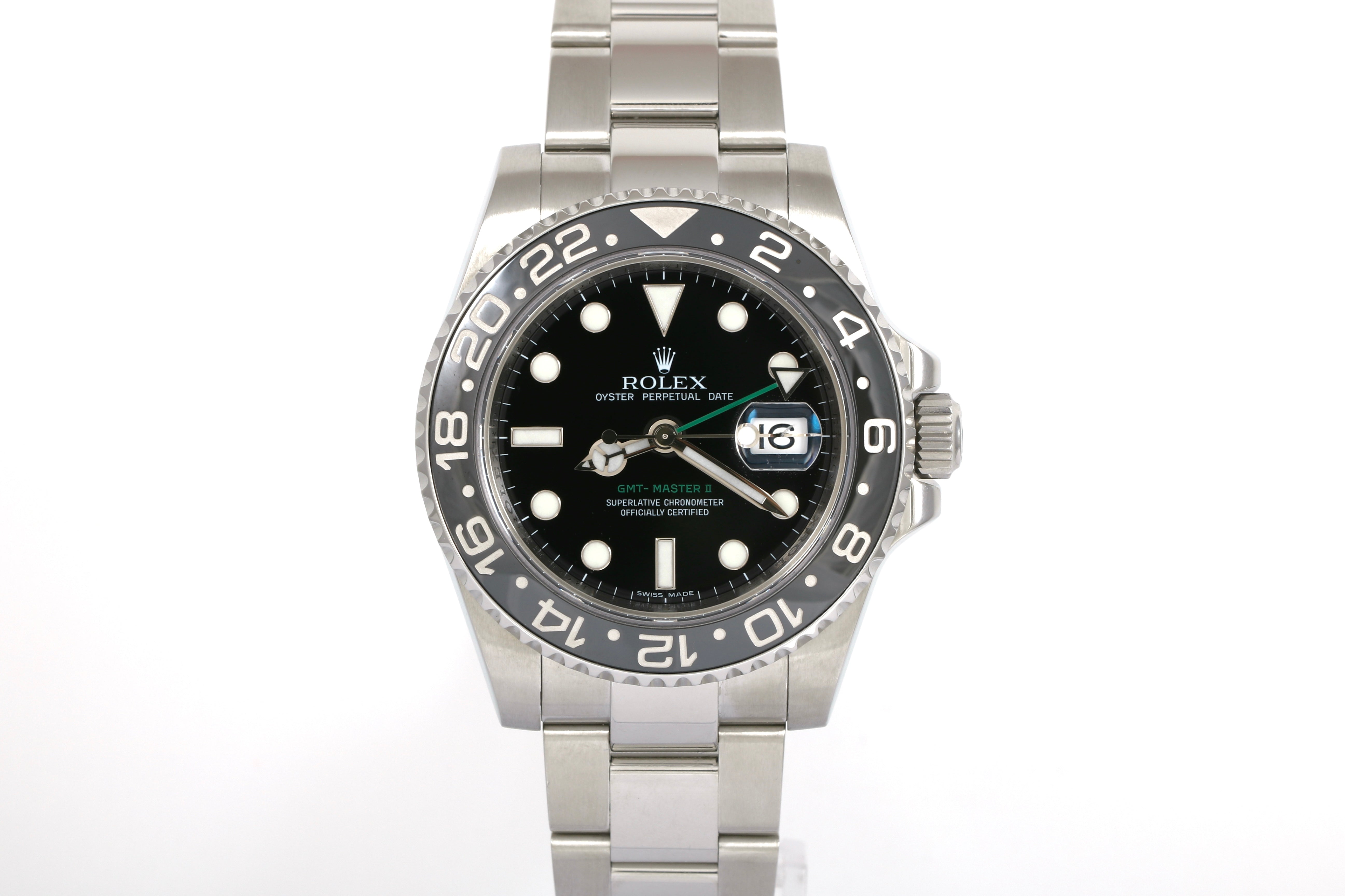 2007 Rolex GMT - MASTER II -116710LN (Green Arrow)