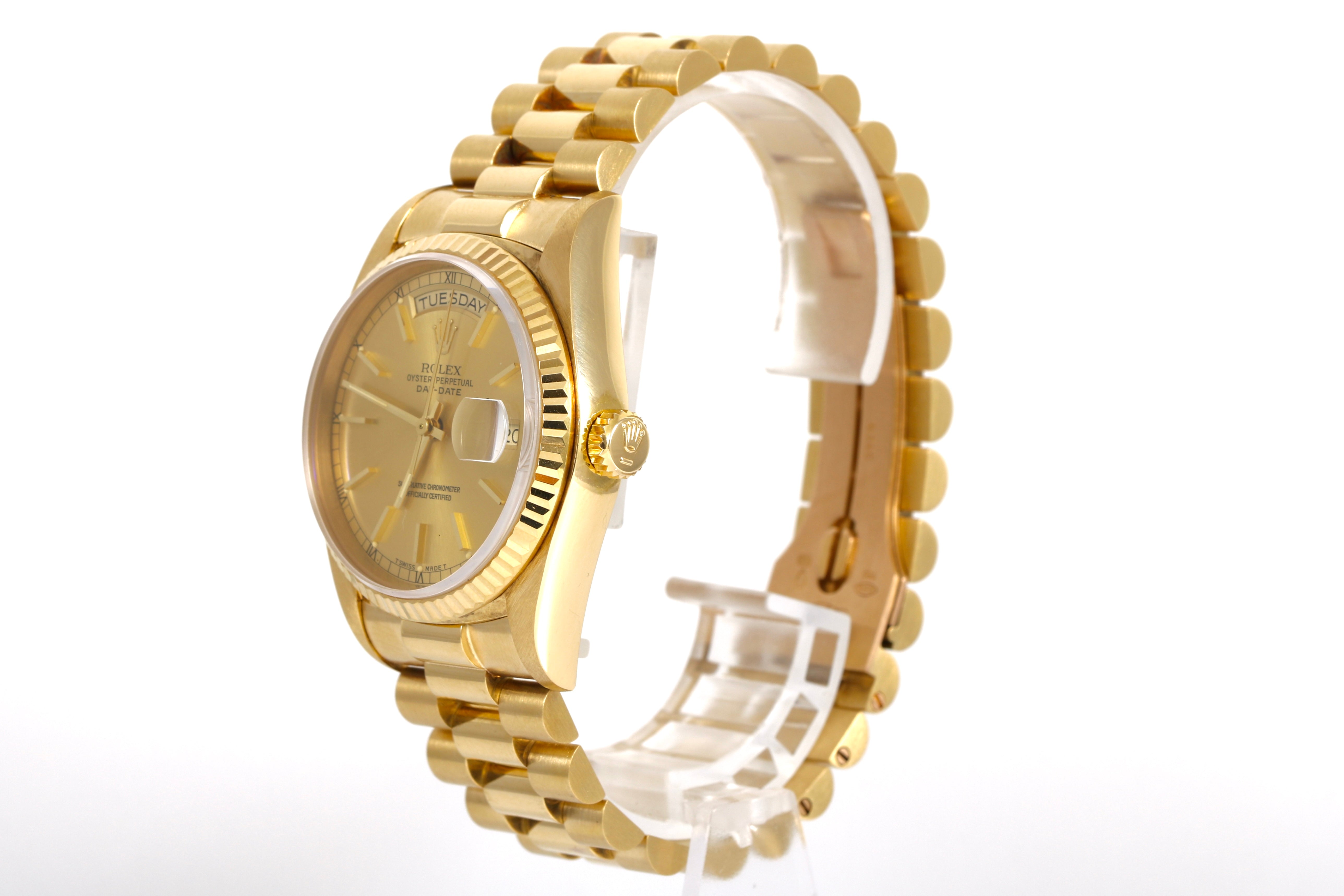 1985 Rolex Day-Date 36mm - 18038 (Champagne)