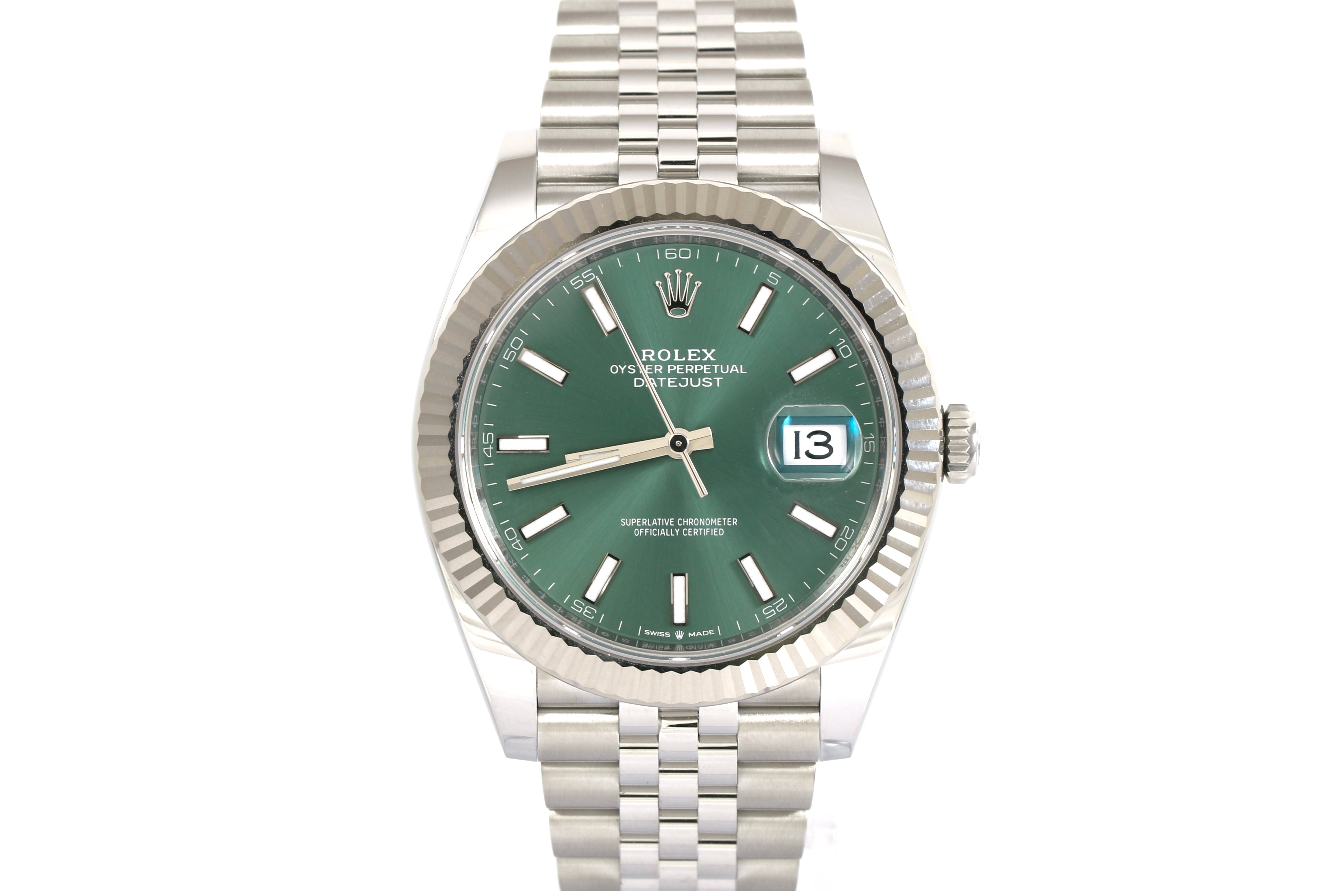 2024 Rolex Datejust 41mm - 126334 (Mint Green)