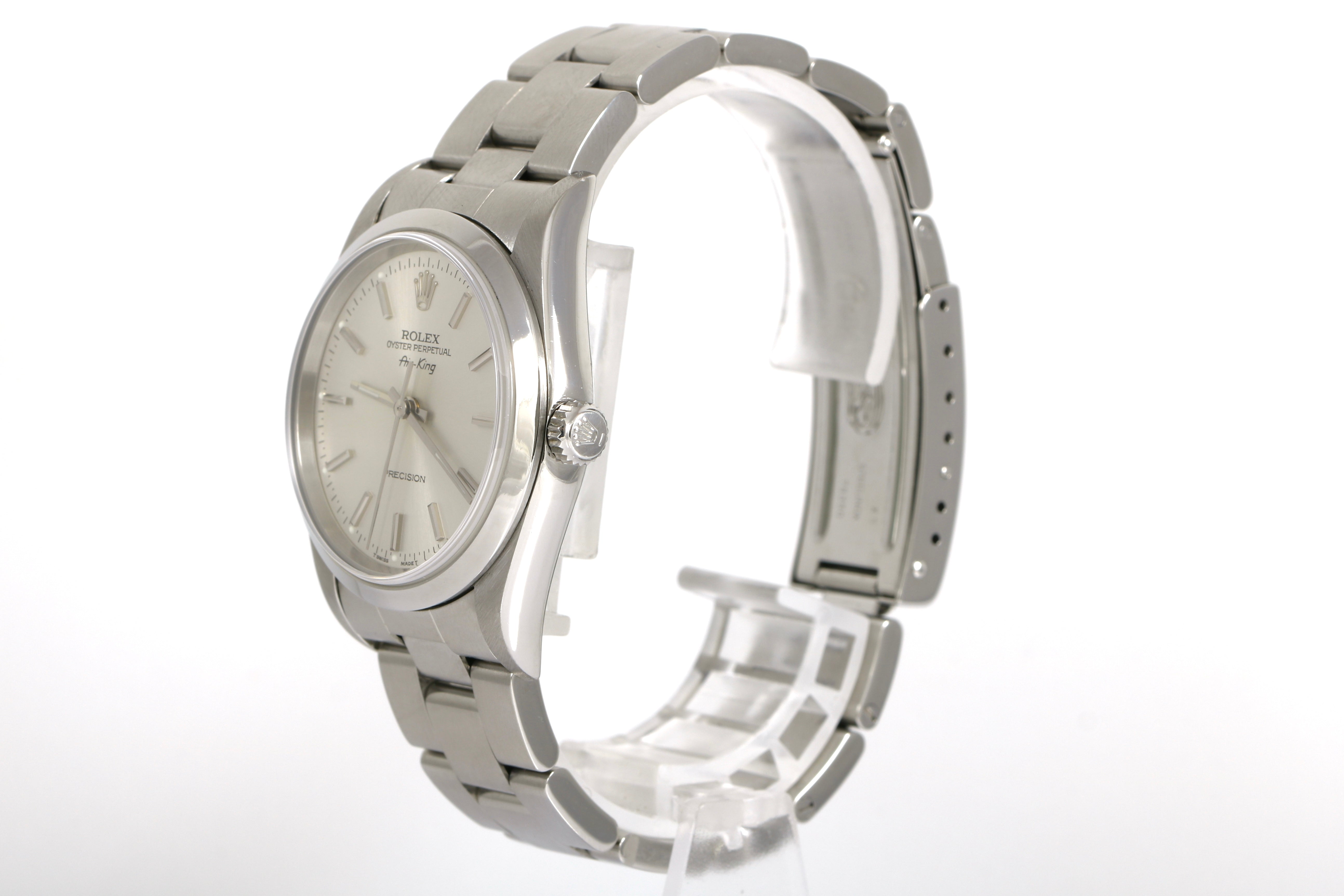 1997 Rolex Air King 34mm - 14000 (Silver)