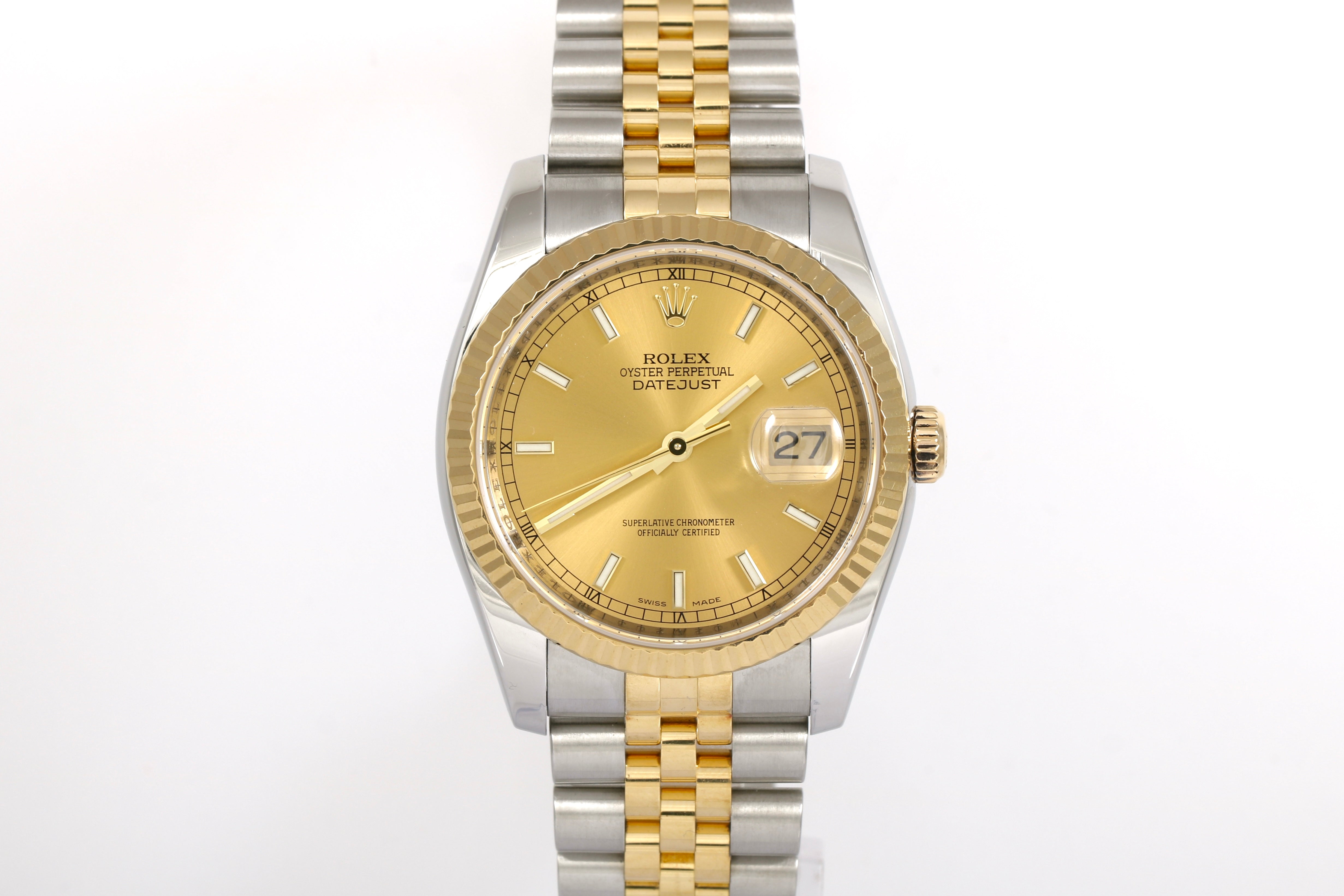 2007 ROLEX Datejust 36mm - 116233 (Hidden Clasp)