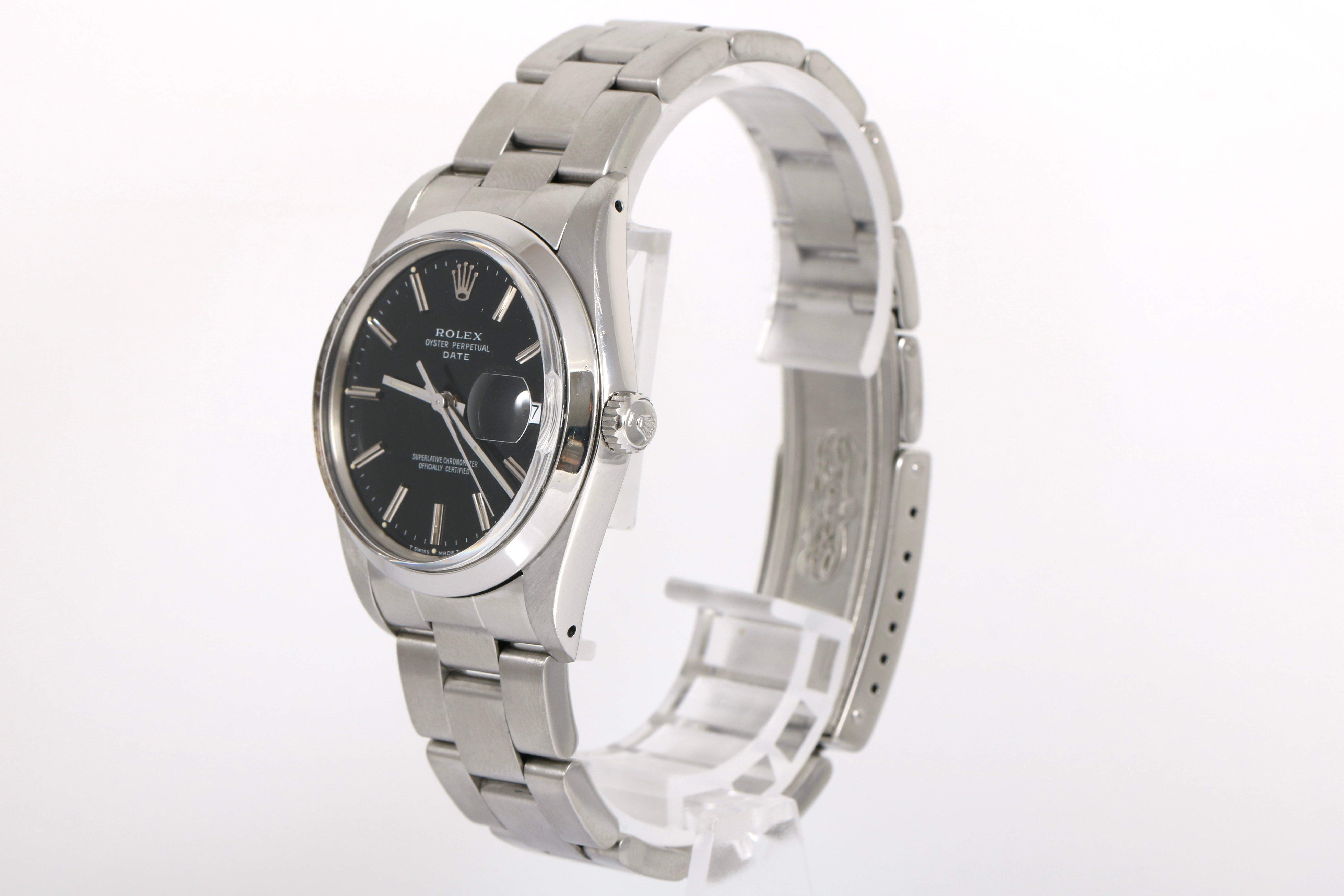 1989 Rolex Oyster Perpetual Date 34mm - 15000 (Black)