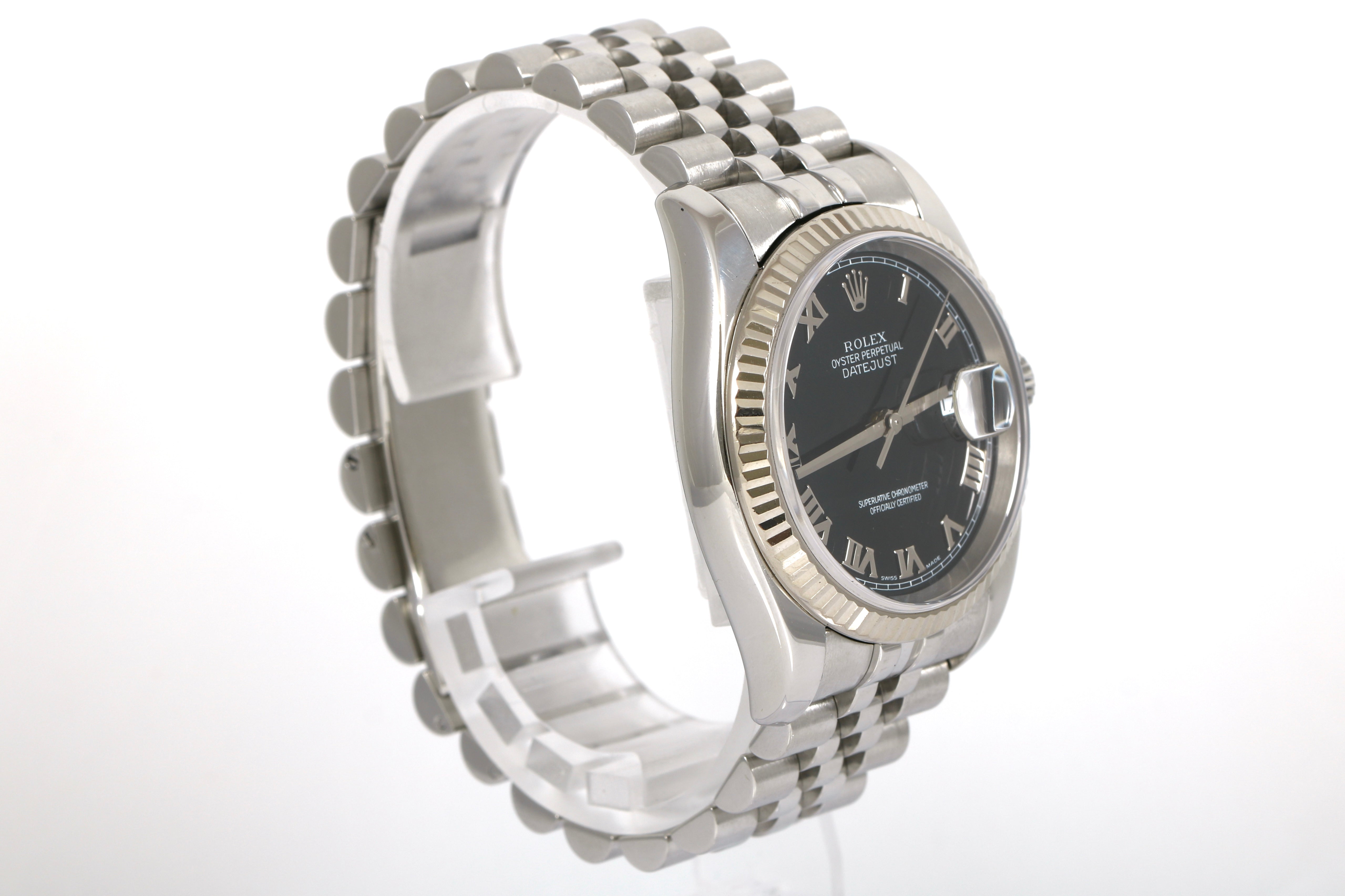 2005 Rolex Datejust 36mm - 116234 (Black Roman)