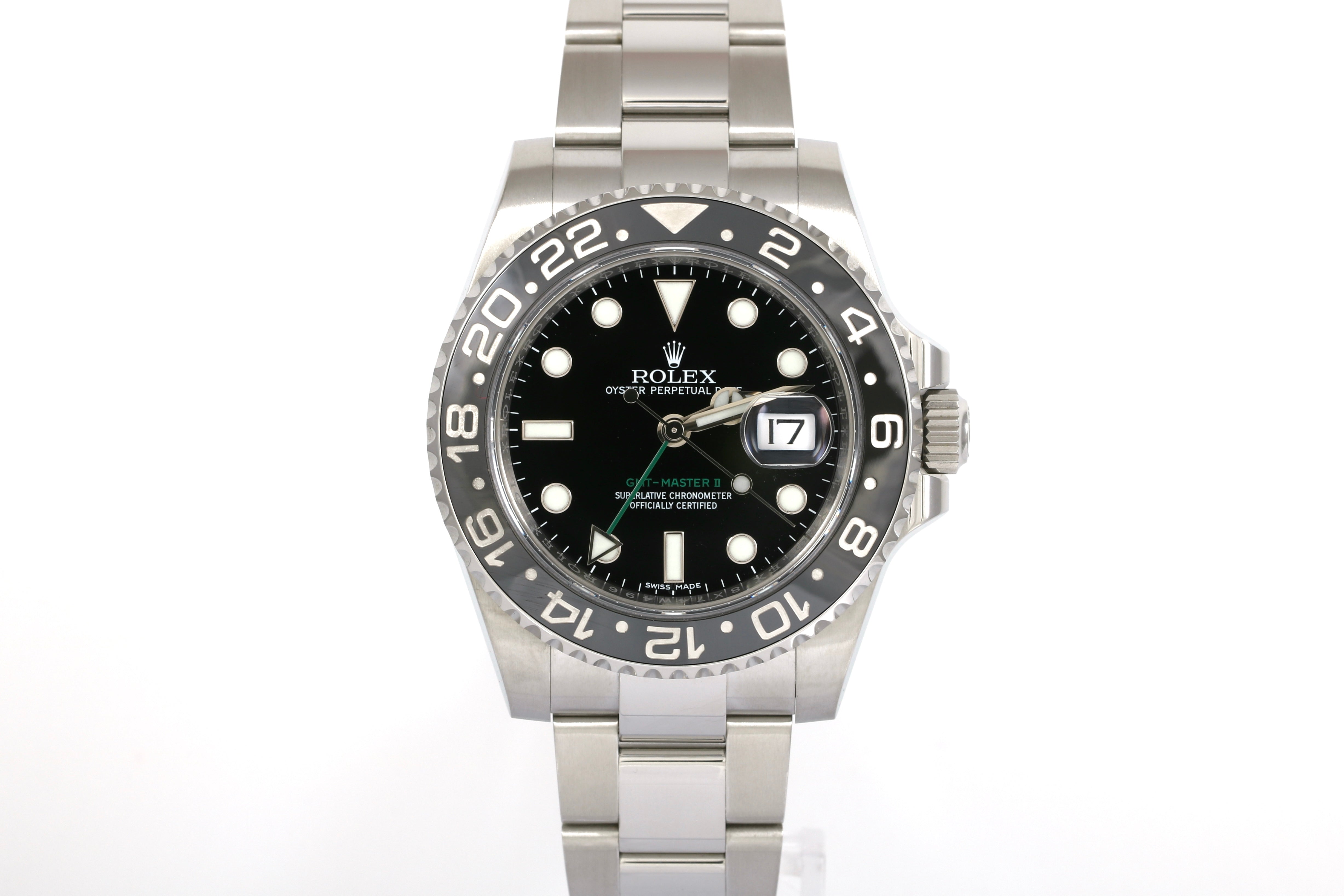 2017 Rolex GMT MASTER II - 116710LN (Green Arrow)