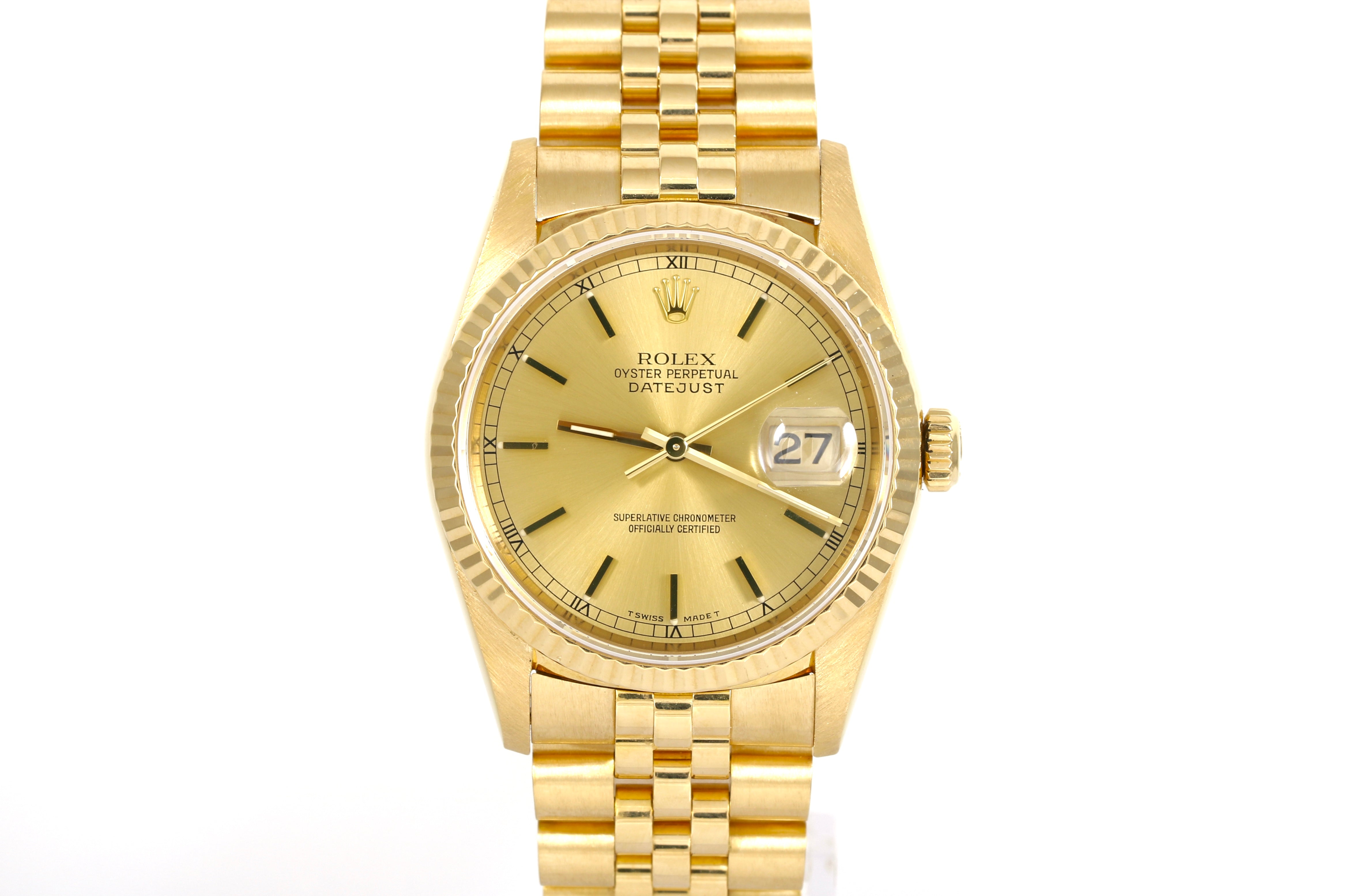 1995 Rolex Datejust 36mm - 16238 (Hidden Clasp)