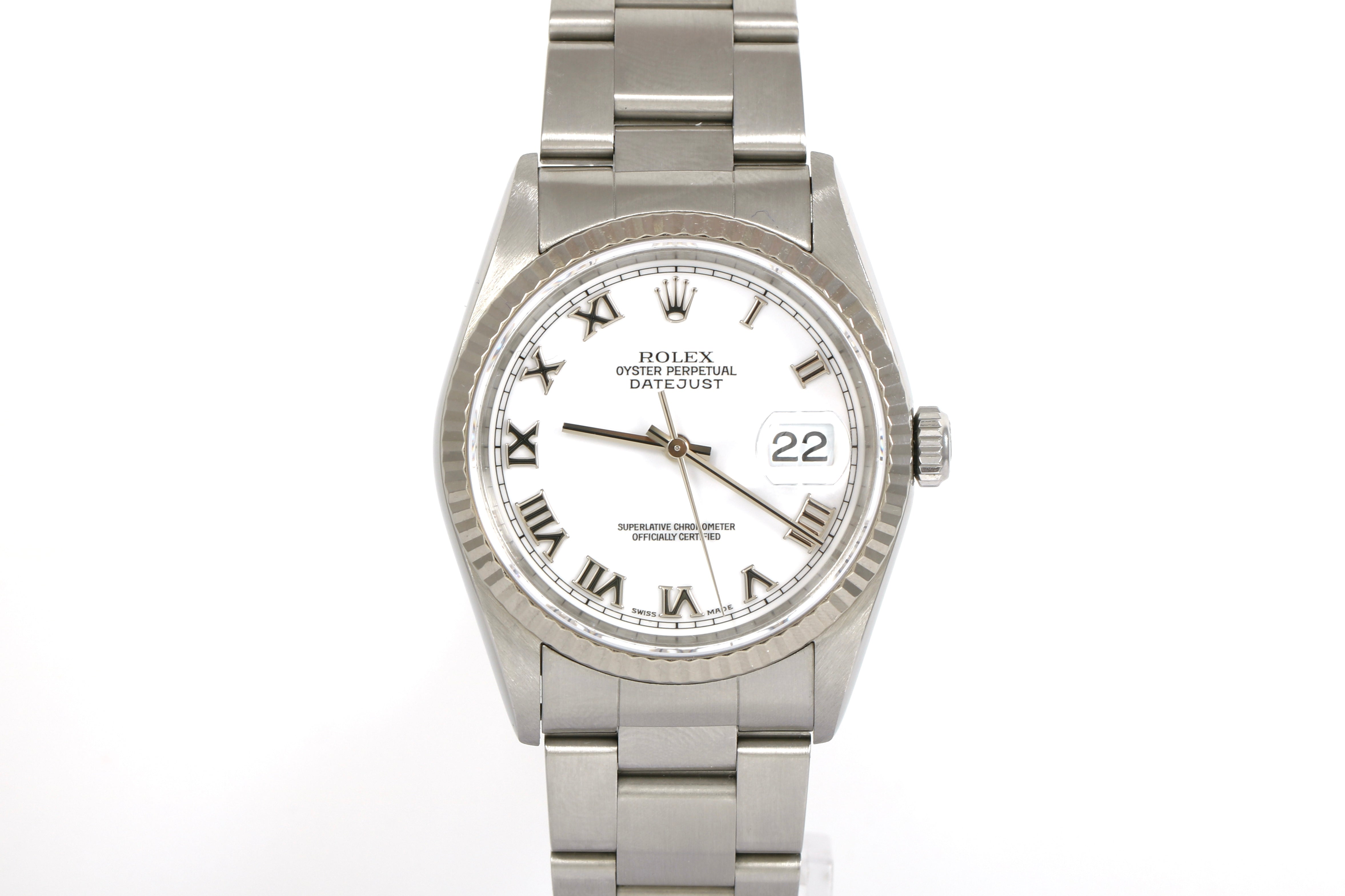 1997 Rolex Datejust 36mm - 16234 (White Roman)
