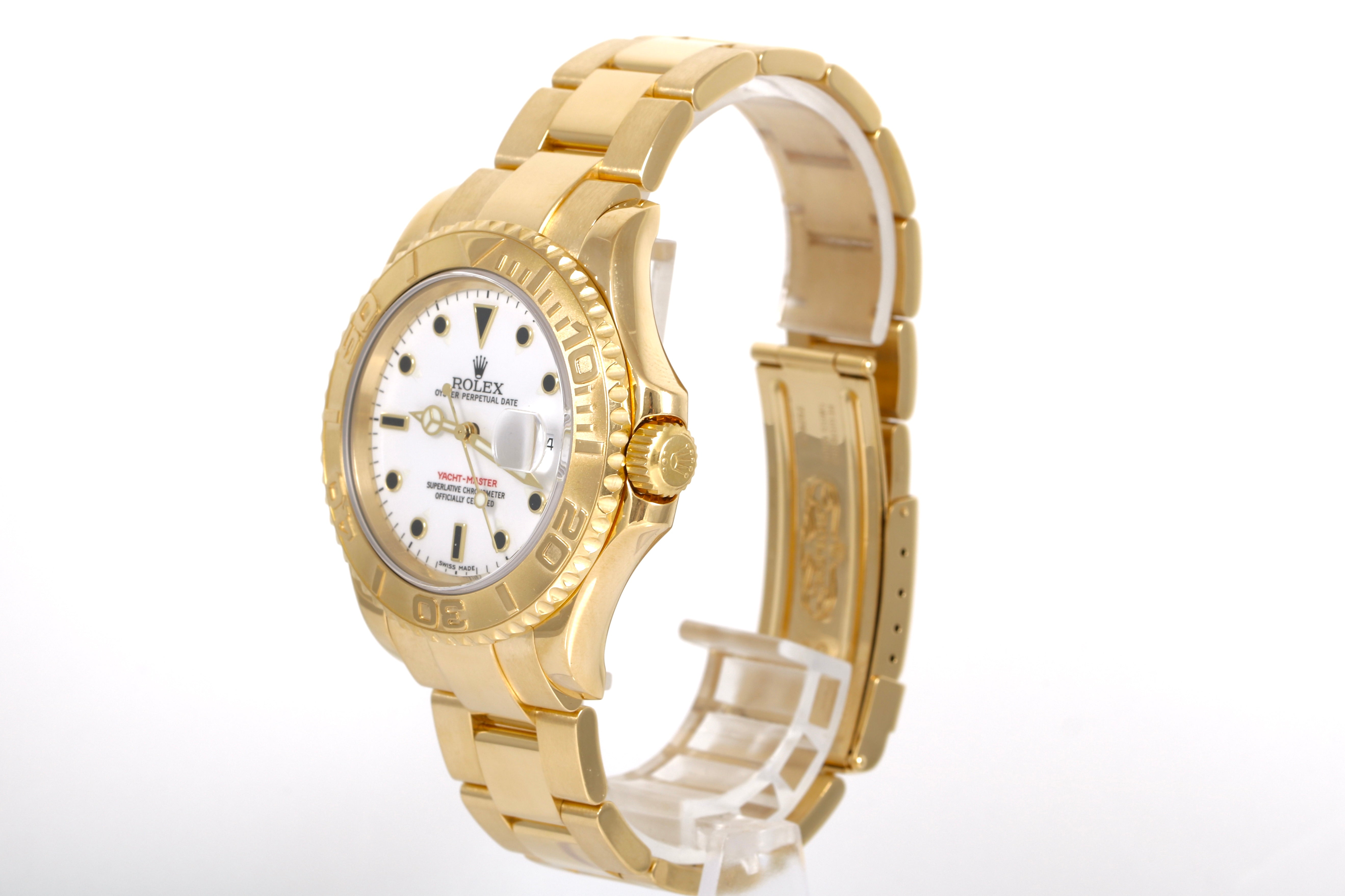 2000 Rolex Yachtmaster 40mm - 16628 (White)