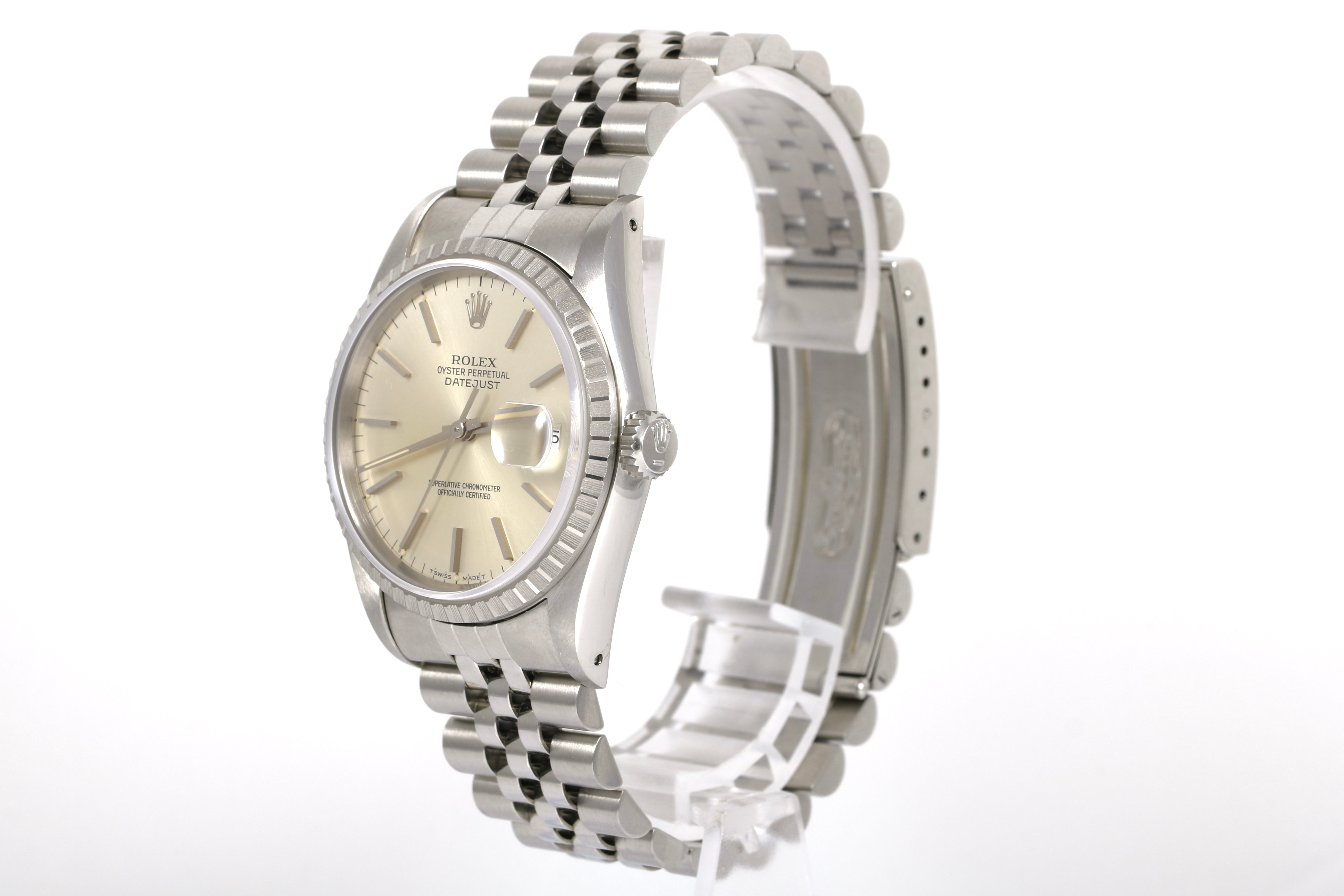 Unpolished 1991 Rolex Datejust 36mm - 16220 (Silver)