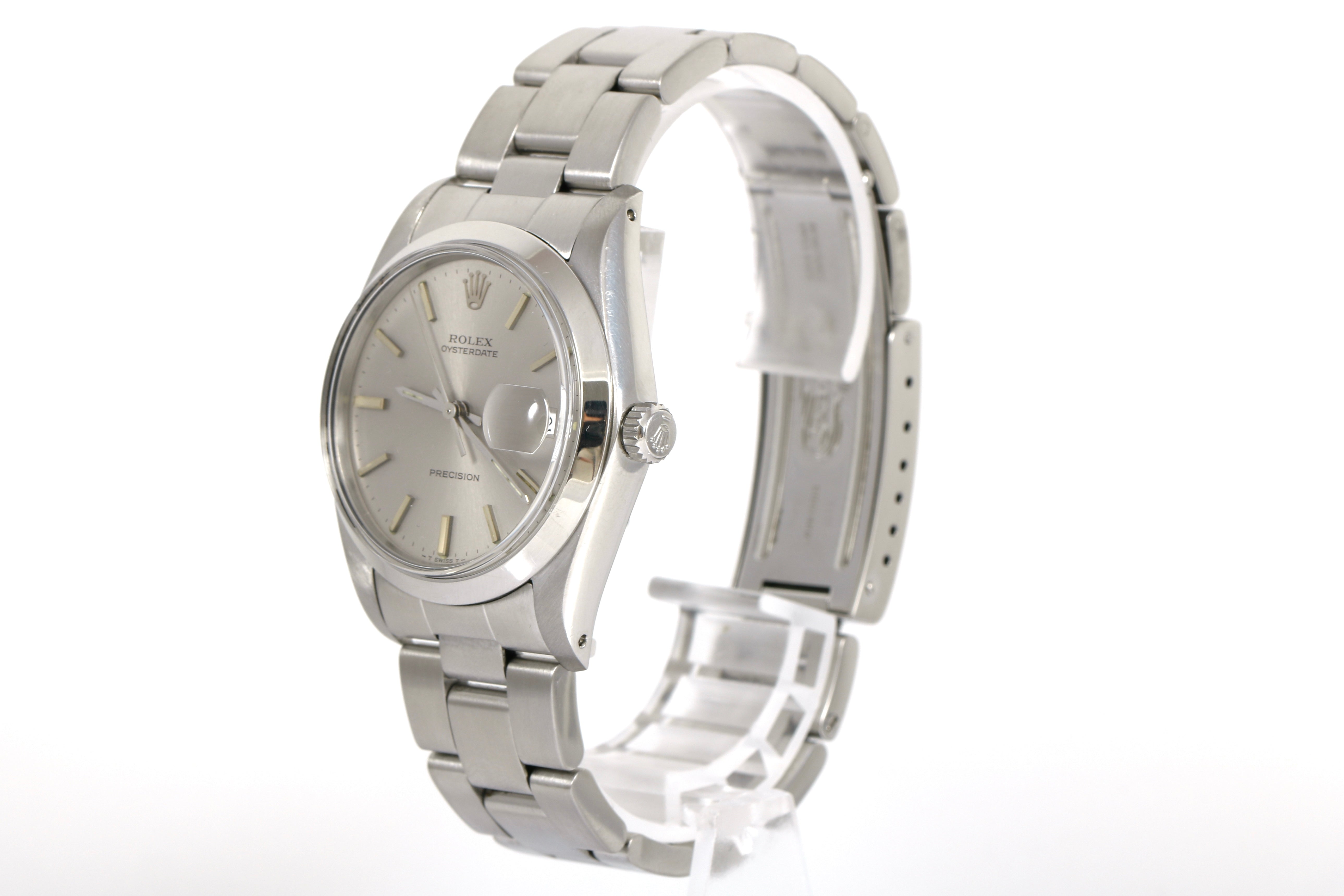 1983 Rolex Oyster Perpetual Date 34mm - 6694 (Silver)