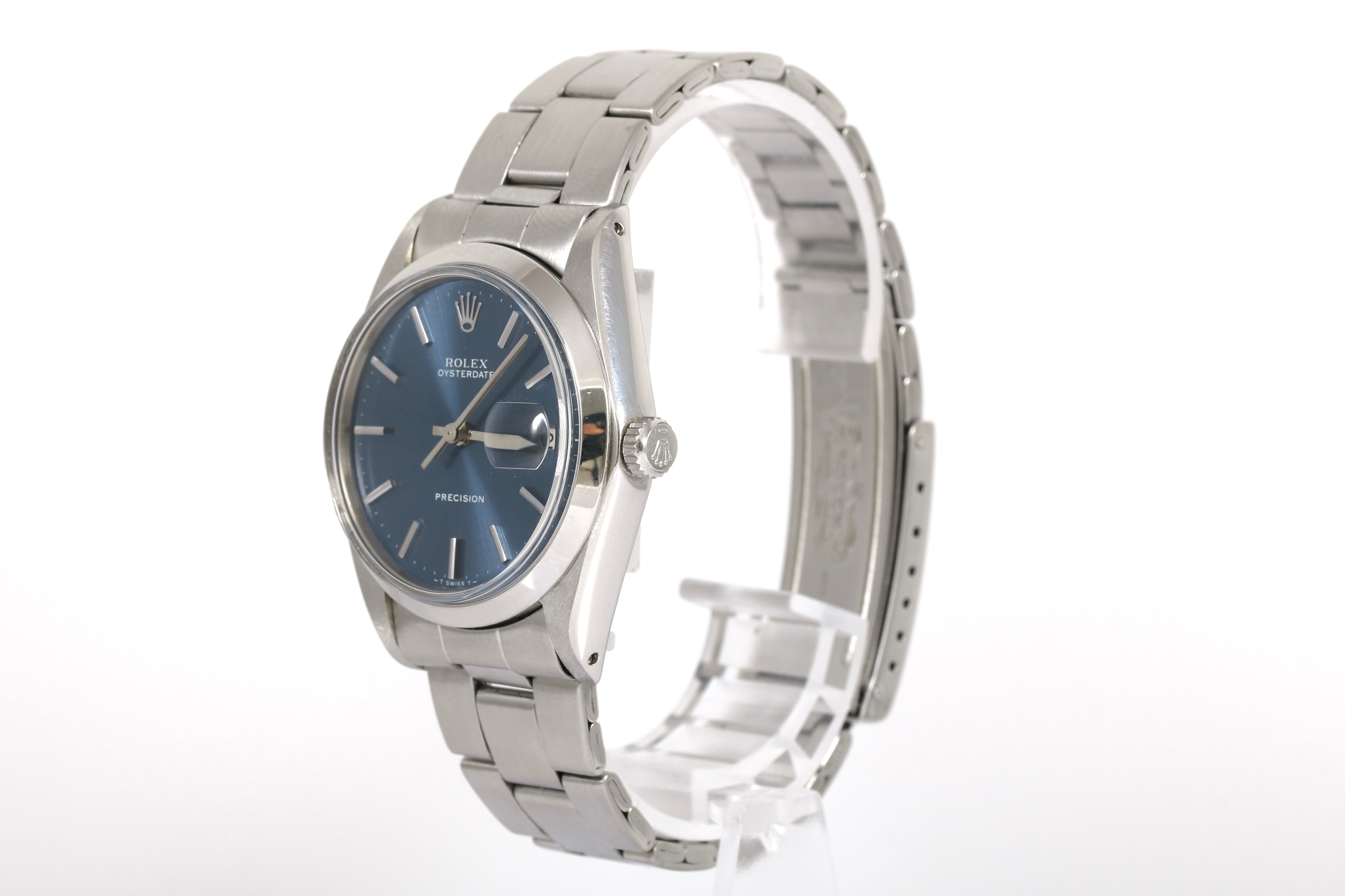 1962 Rolex Oyster Perpetual Date 34mm - 6694 (Blue)