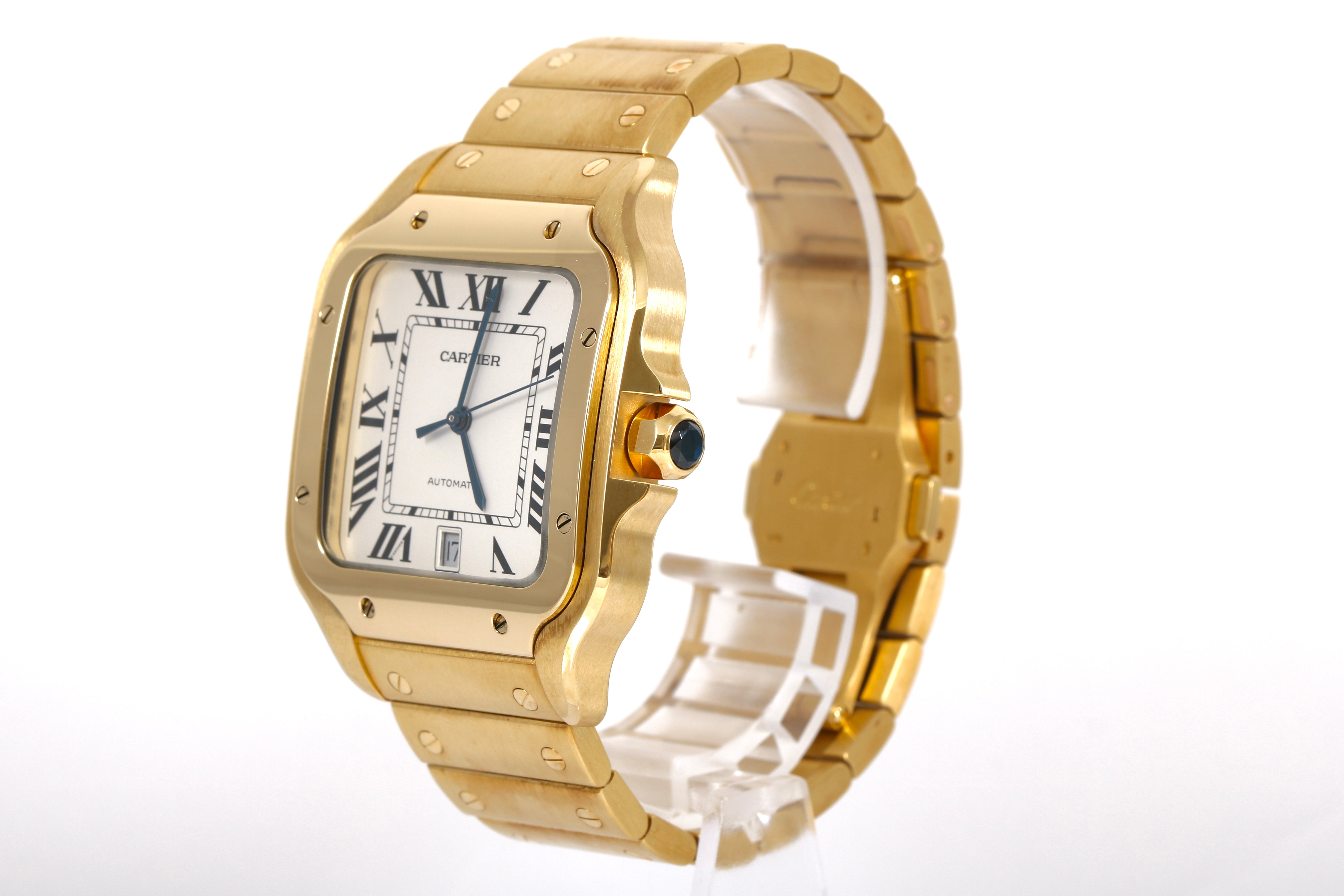 2023 Cartier Santos 39.8mm 18K Yellow Gold - WGSA0029