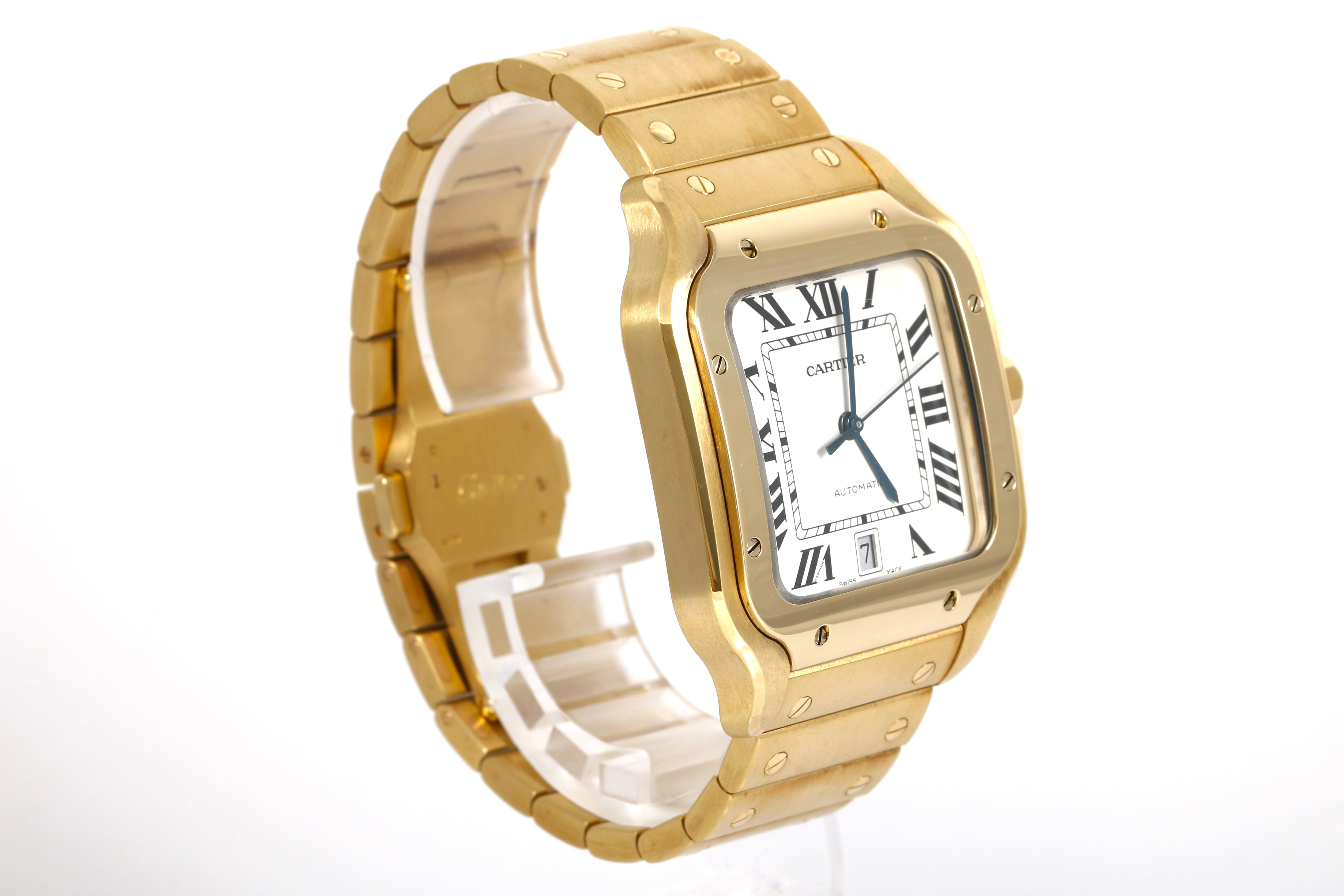 2023 Cartier Santos 39.8mm 18K Yellow Gold - WGSA0029
