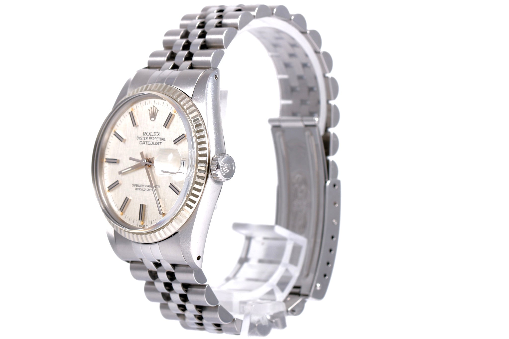 1981 Rolex Datejust 36mm - 16014 (Silver Linen)